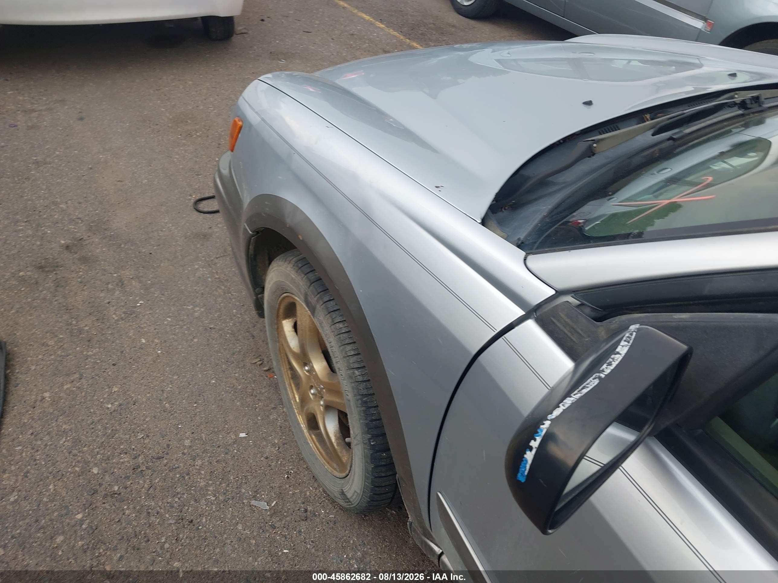 2002 Subaru Impreza Outback Sport   Silver vin: JF1GG68582H820401