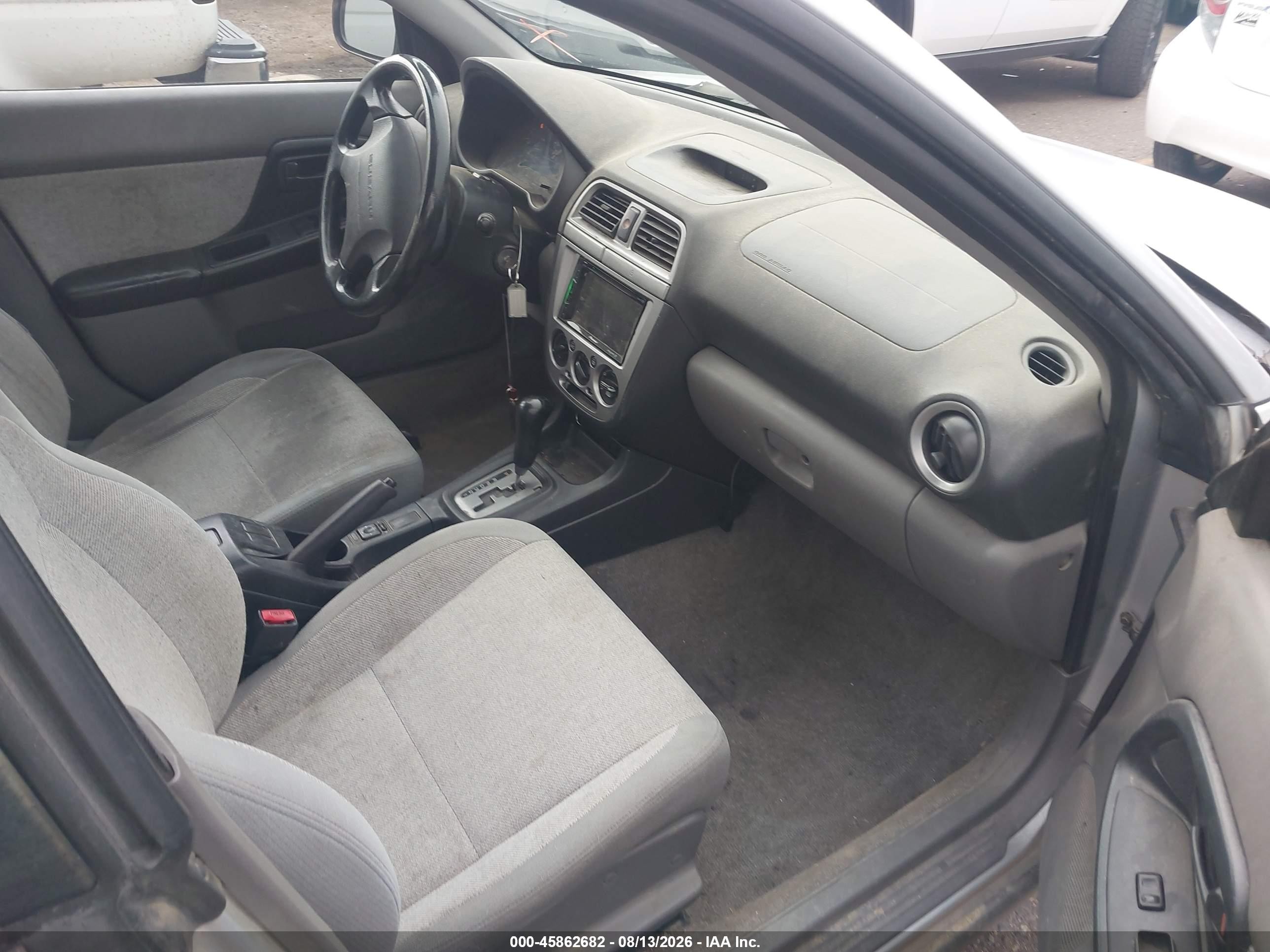 2002 Subaru Impreza Outback Sport   Silver vin: JF1GG68582H820401