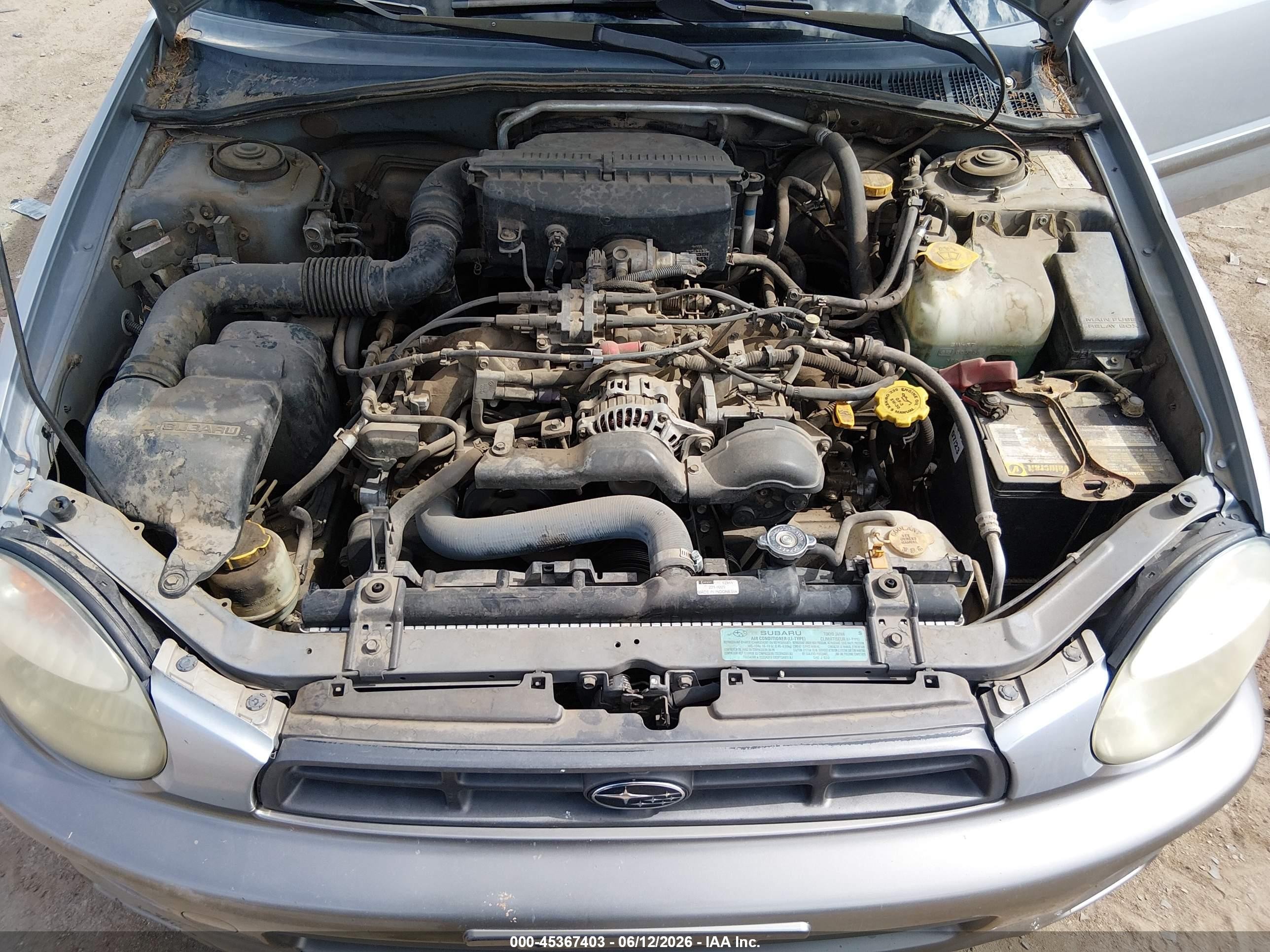 2003 Subaru Impreza Outback Sport Silver vin: JF1GG68583H811473