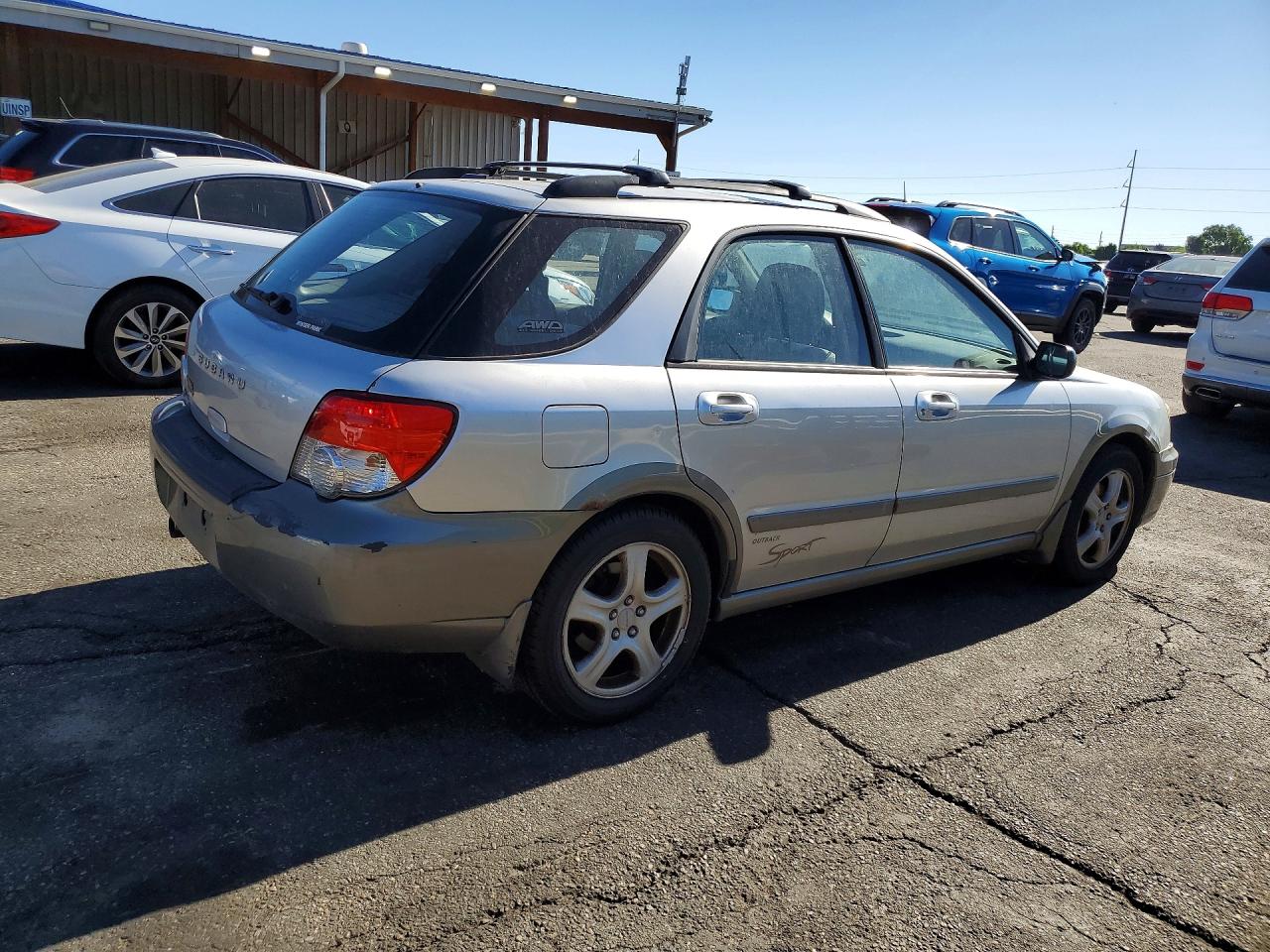 2004 Subaru Impreza Outback Sport Silver vin: JF1GG68584H811801
