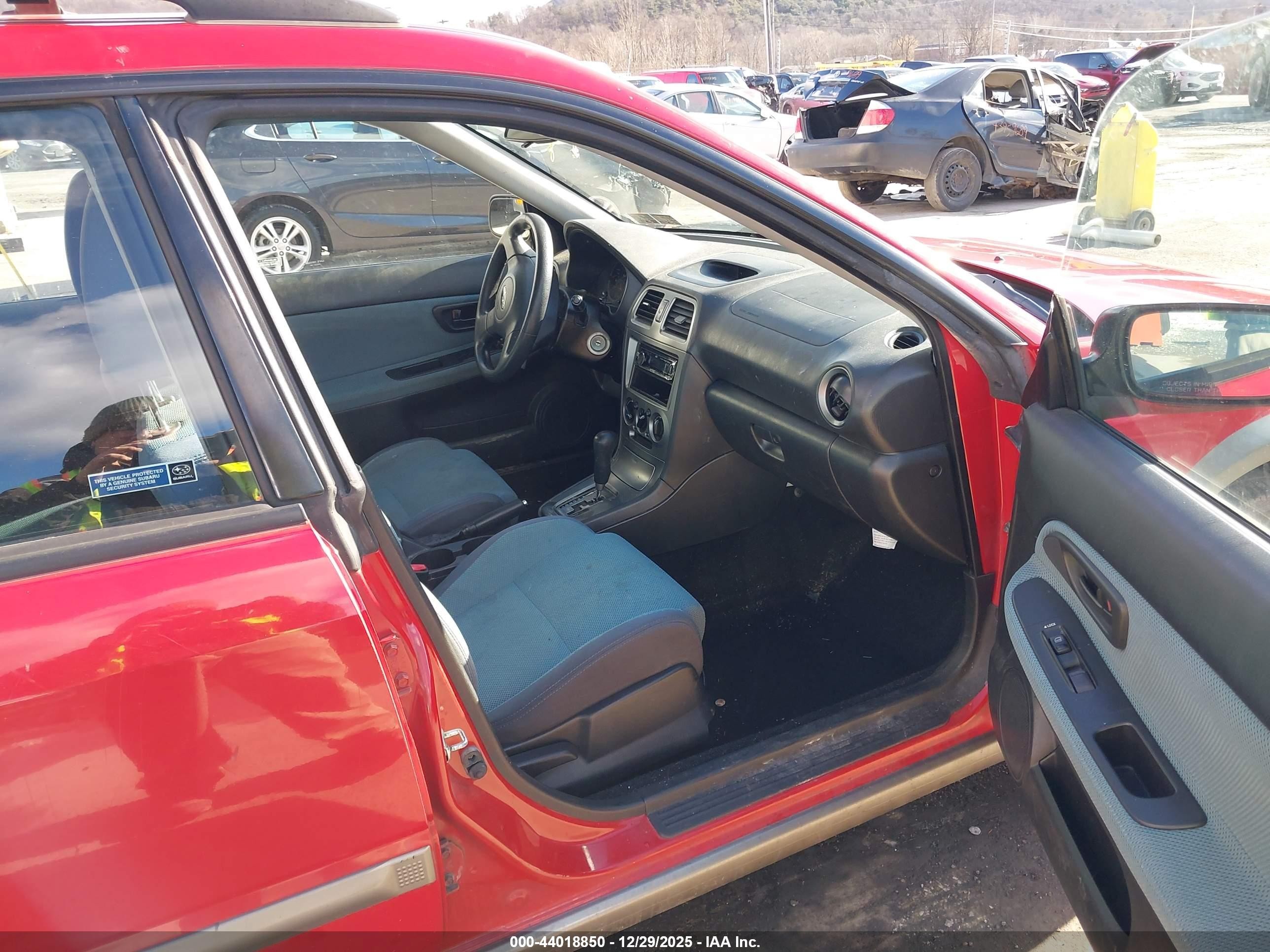 2005 Subaru Impreza Outback Sport Base W/special Edition Red vin: JF1GG68585H800184