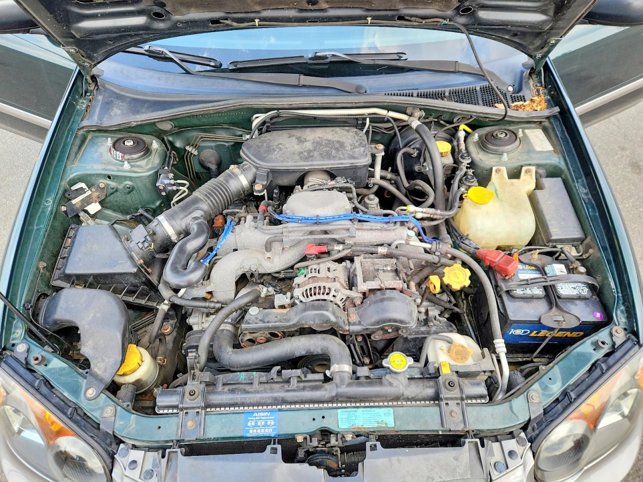 2005 Subaru Impreza Outback Sport Green vin: JF1GG68585H801478