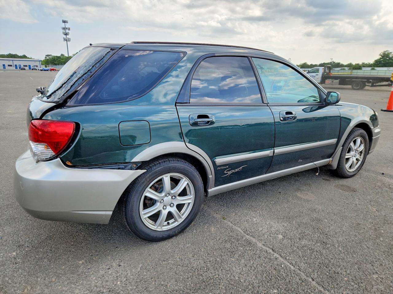 2005 Subaru Impreza Outback Sport Green vin: JF1GG68585H801478
