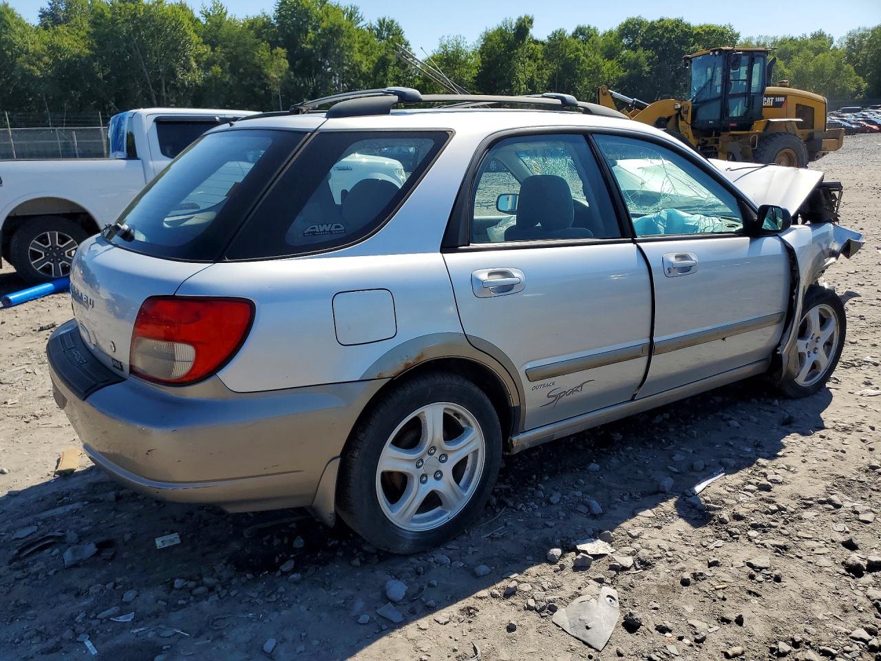 2002 Subaru Impreza Outback Sport Silver vin: JF1GG68592H815787