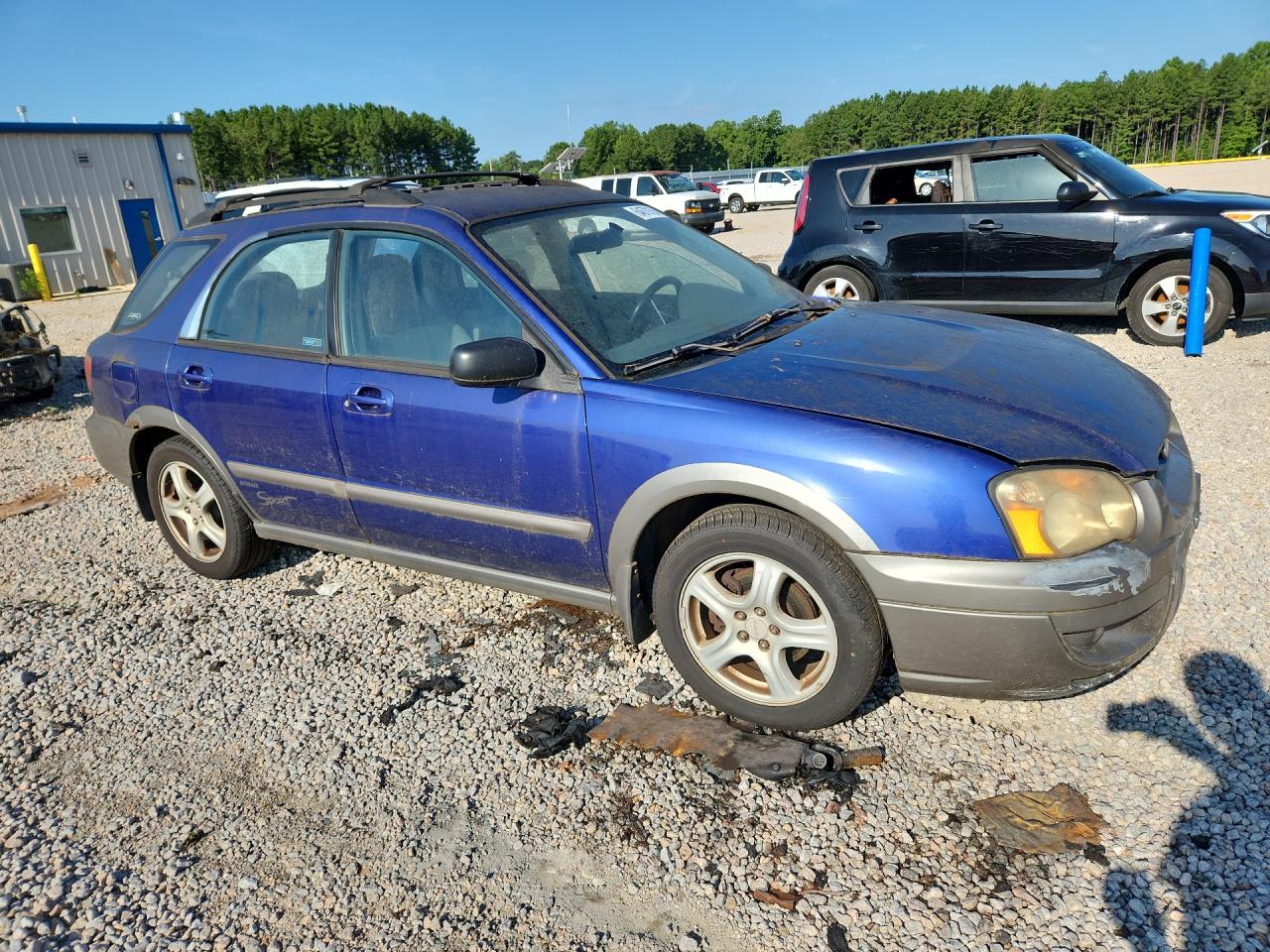 2004 Subaru Impreza Outback Sport Blue vin: JF1GG68594H807434