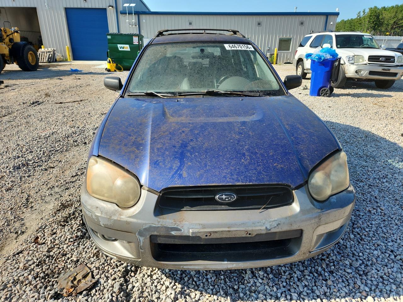2004 Subaru Impreza Outback Sport Blue vin: JF1GG68594H807434