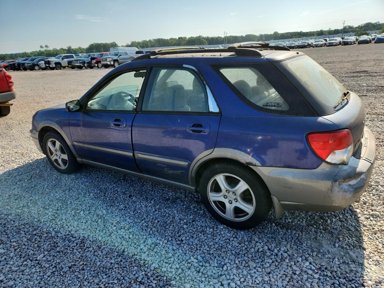 2004 Subaru Impreza Outback Sport Blue vin: JF1GG68594H807434