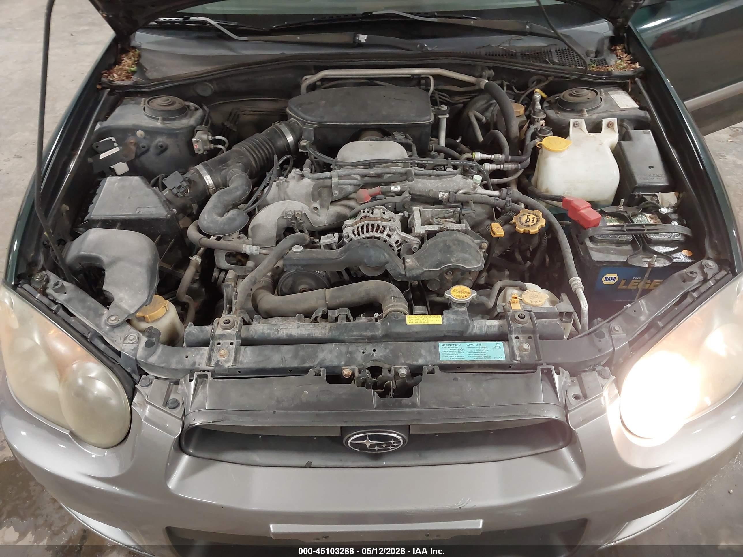2005 Subaru Impreza Outback Sport Base W/special Edition Green vin: JF1GG68595H817995
