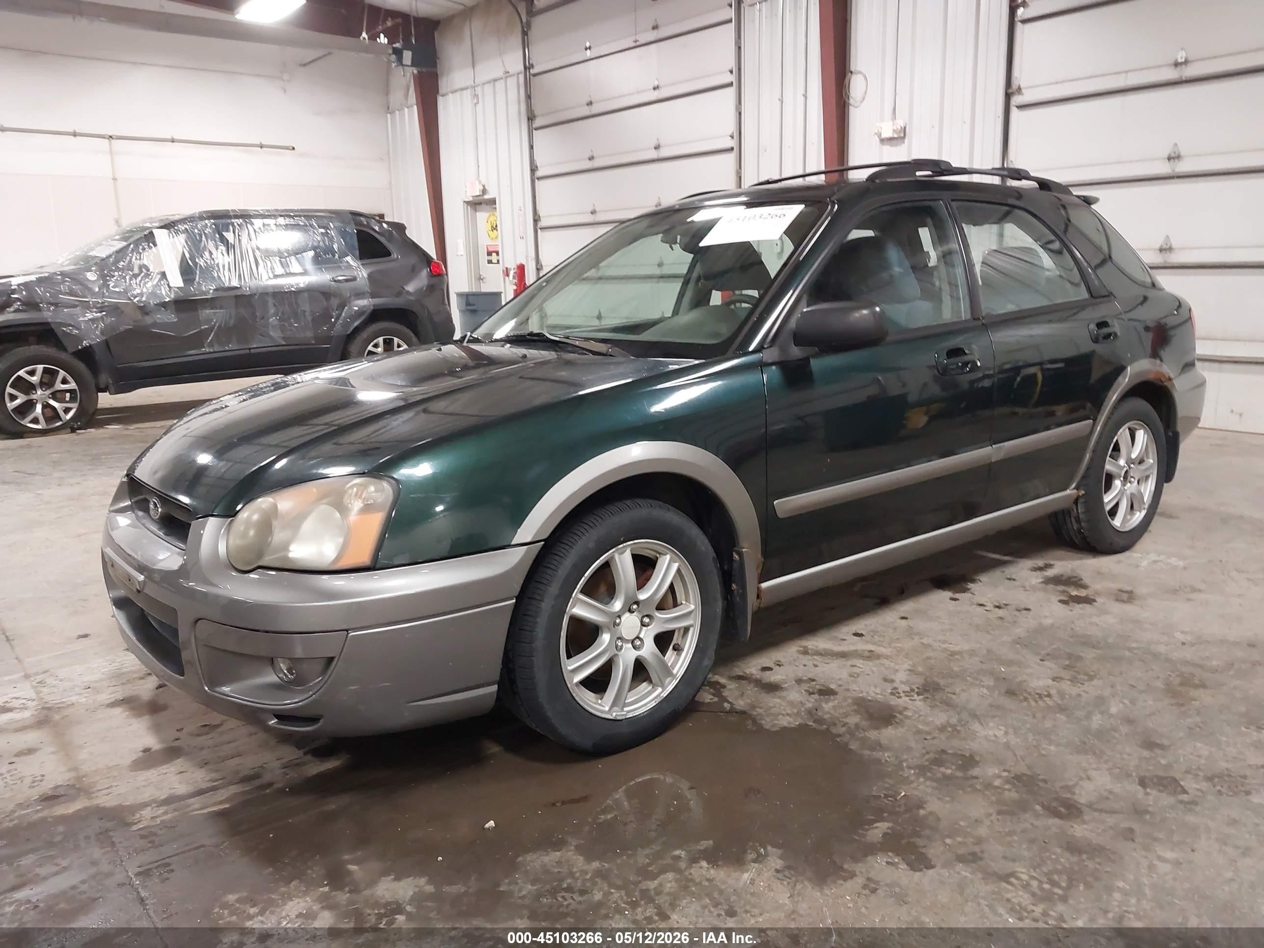 2005 Subaru Impreza Outback Sport Base W/special Edition Green vin: JF1GG68595H817995