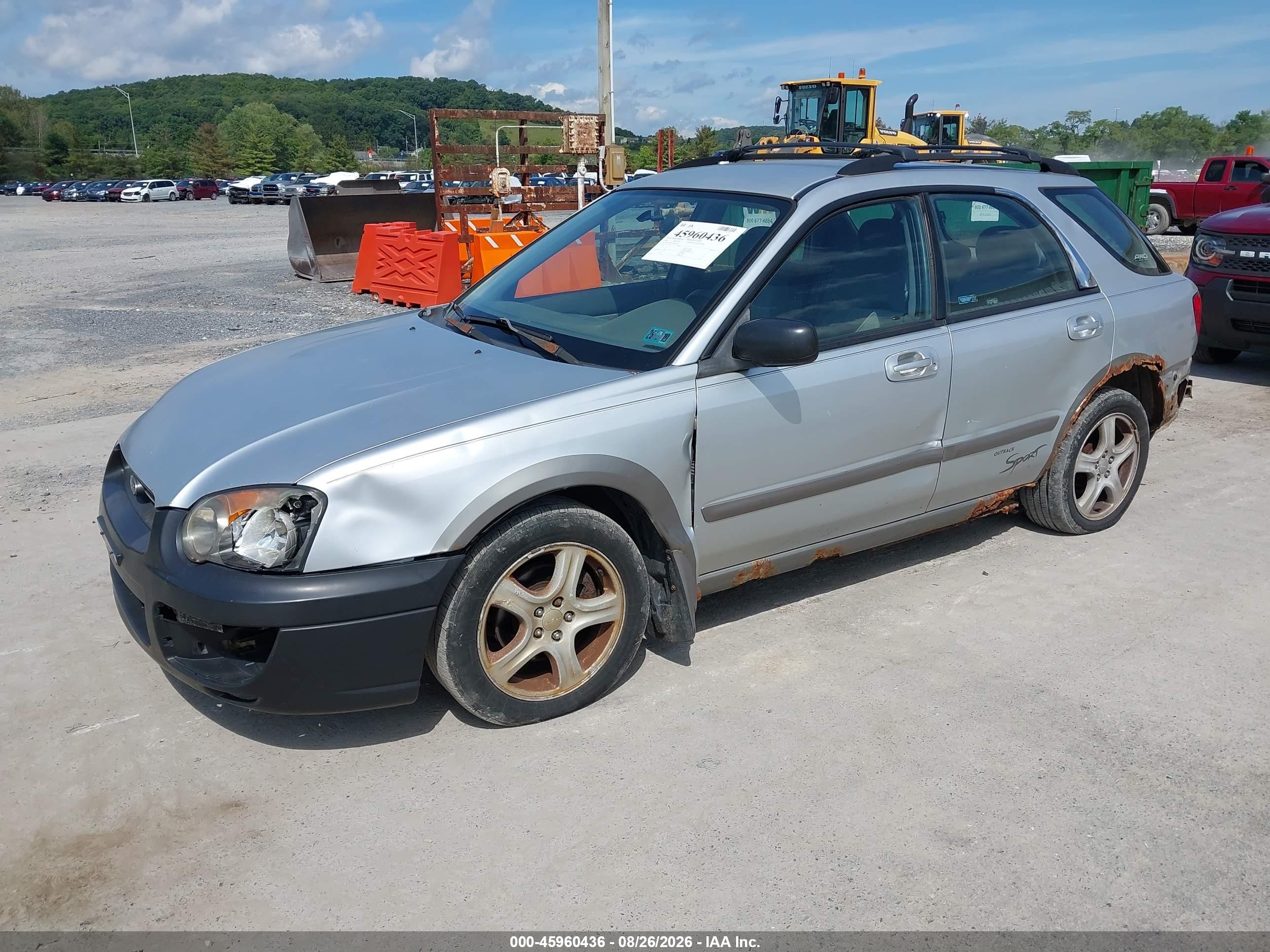 2004 Subaru Impreza Outback Sport Gray vin: JF1GG685X4H803859