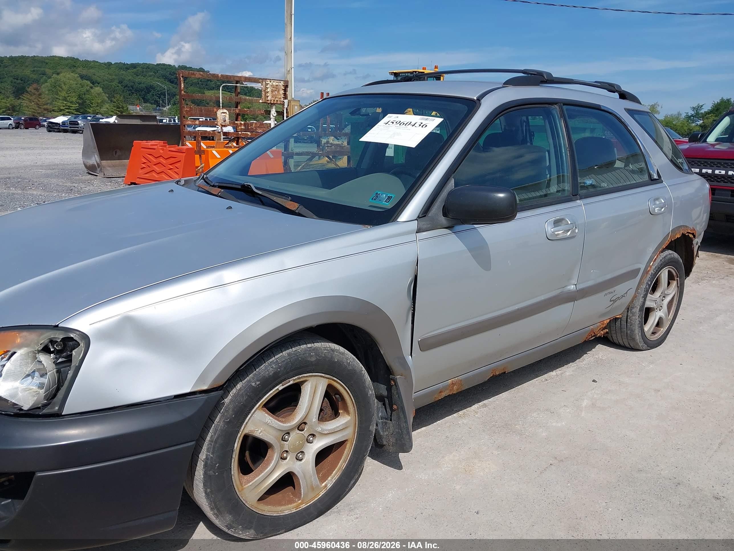 2004 Subaru Impreza Outback Sport Gray vin: JF1GG685X4H803859