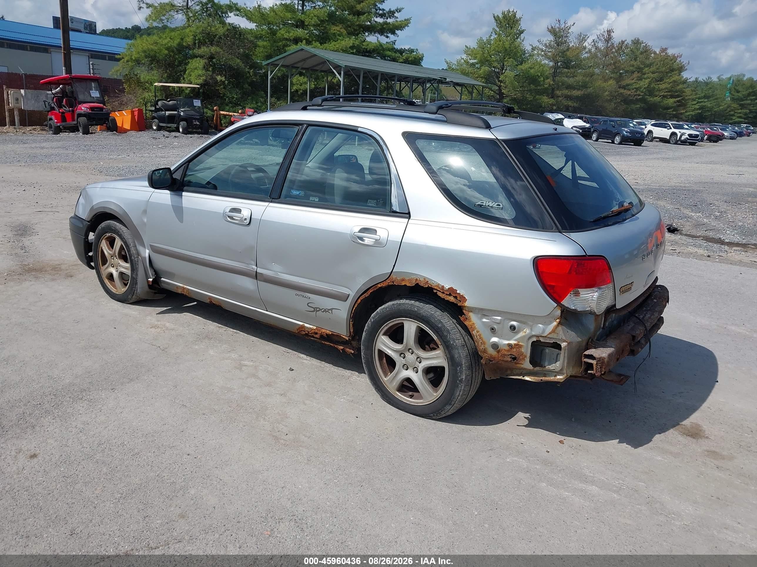 2004 Subaru Impreza Outback Sport Gray vin: JF1GG685X4H803859