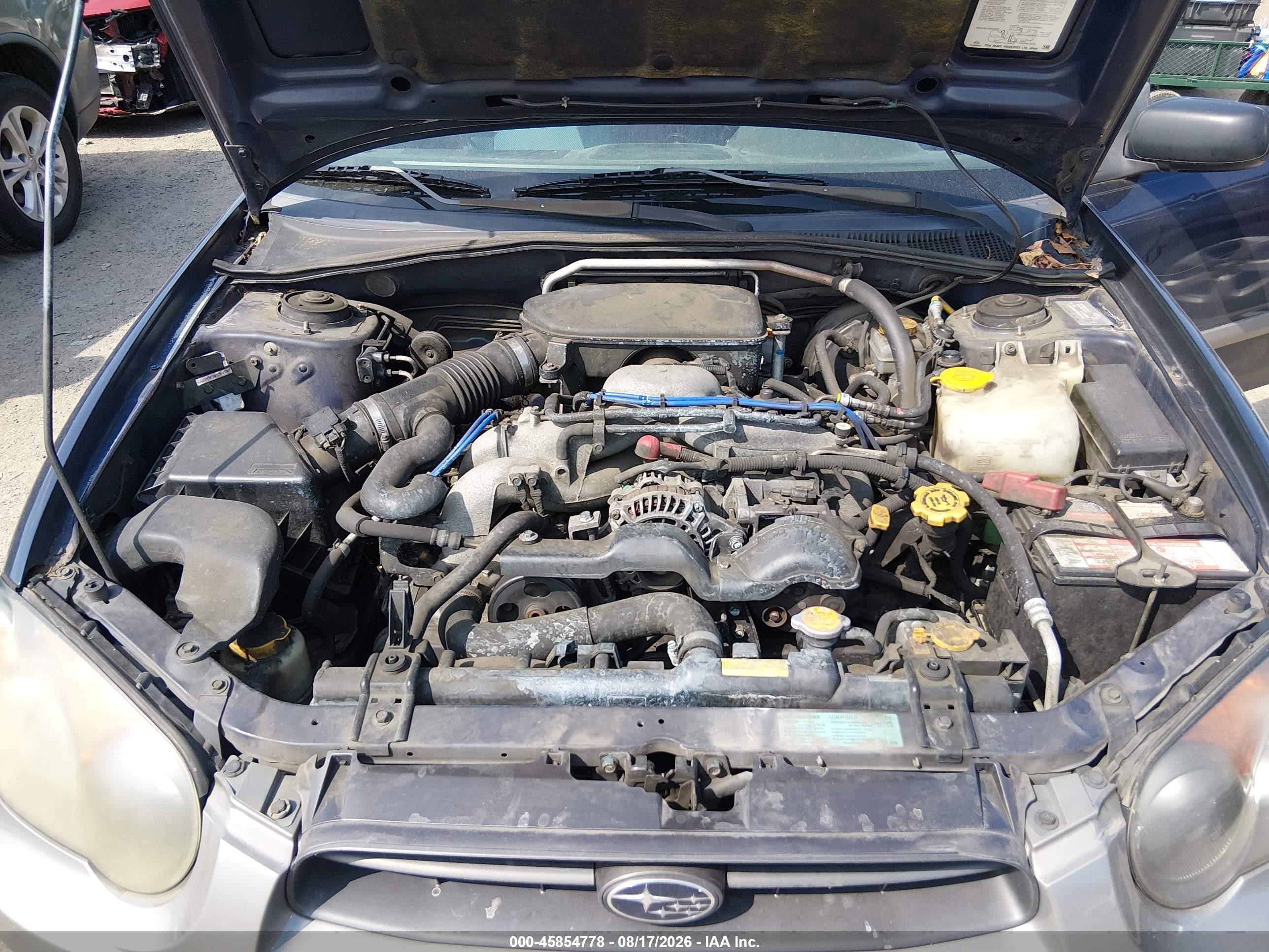 2005 Subaru Impreza Outback Sport Base W/special Edition Blue vin: JF1GG685X5G805022