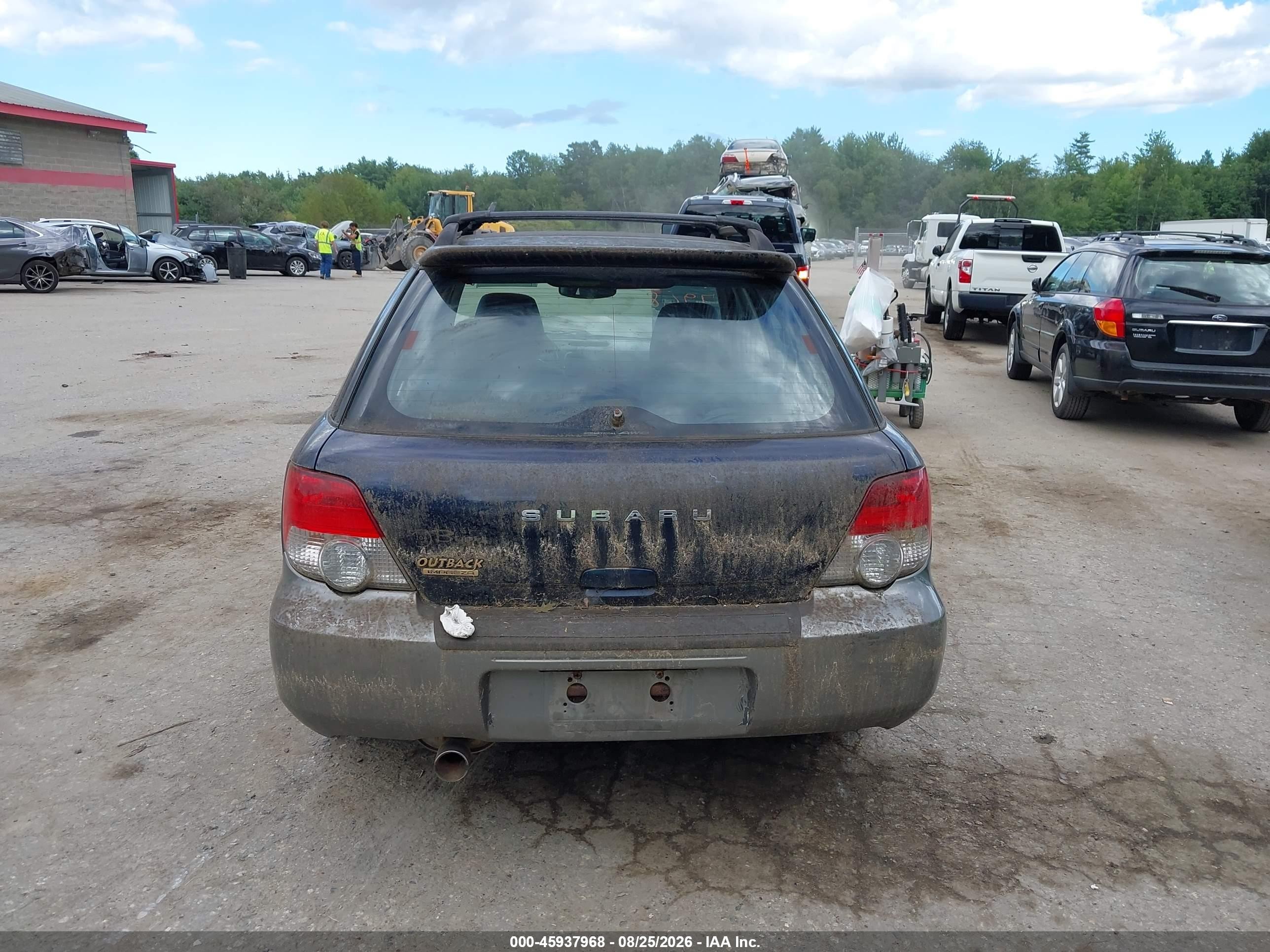 2005 Subaru Impreza Outback Sport Base W/special Edition Blue vin: JF1GG685X5H817021