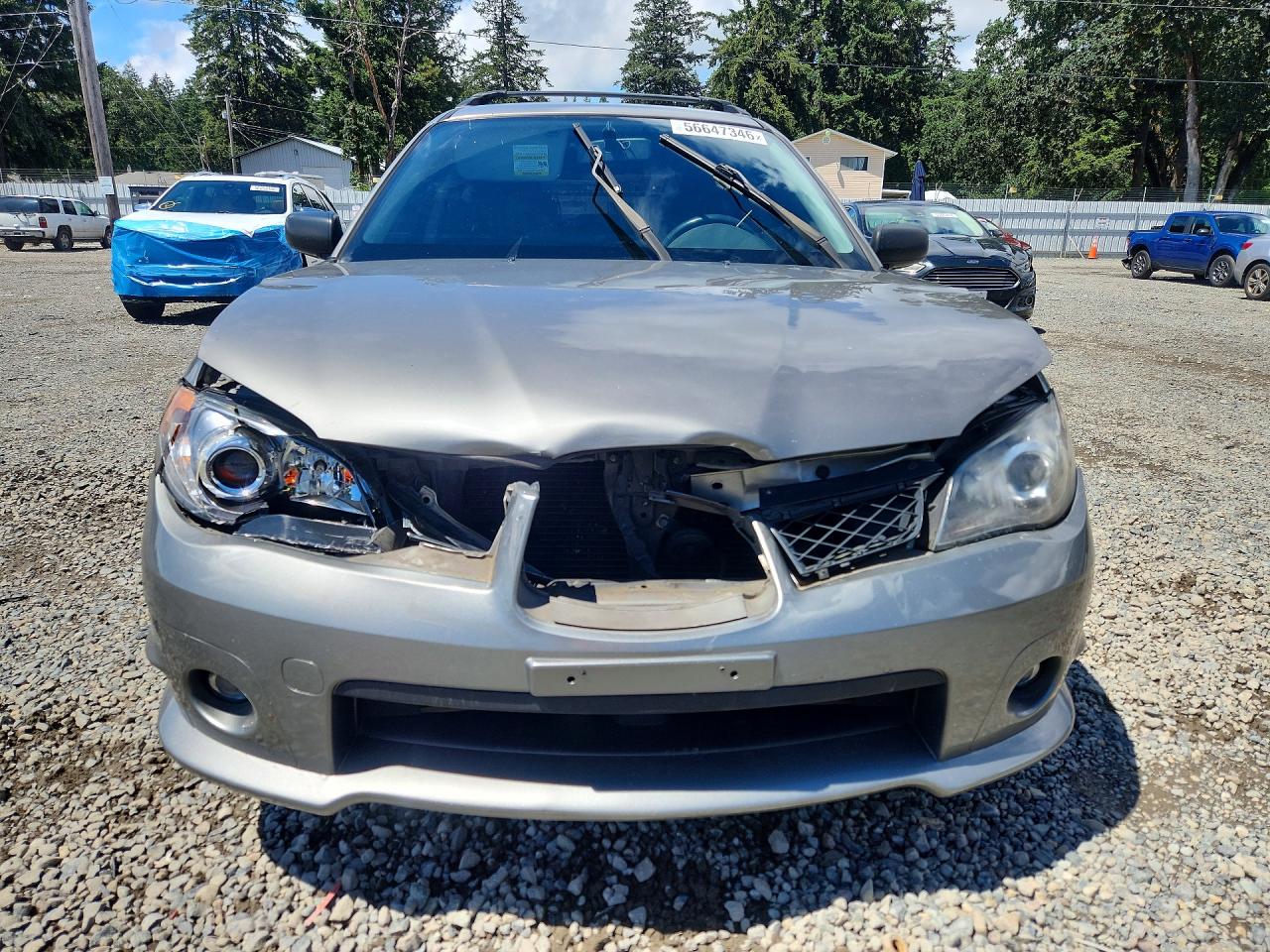 2006 Subaru Impreza Outback Sport Silver vin: JF1GG68606G809395