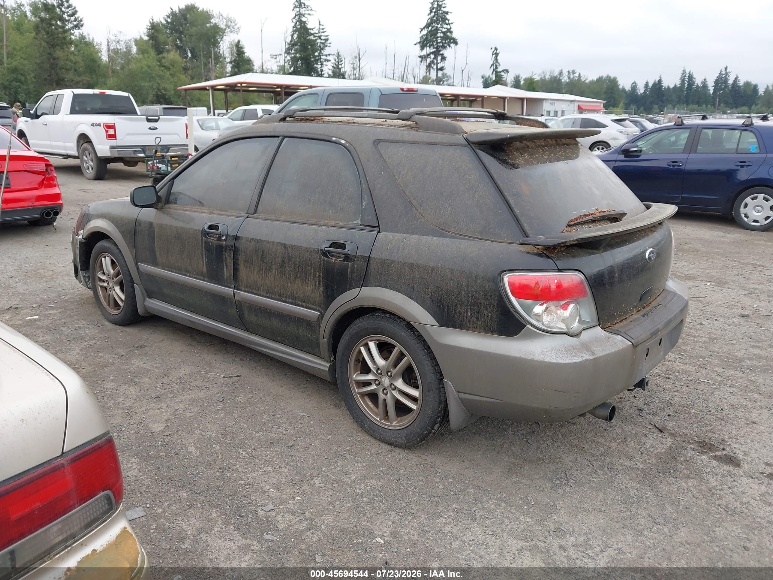 2006 Subaru Impreza Outback Sport   Black vin: JF1GG68626H818299