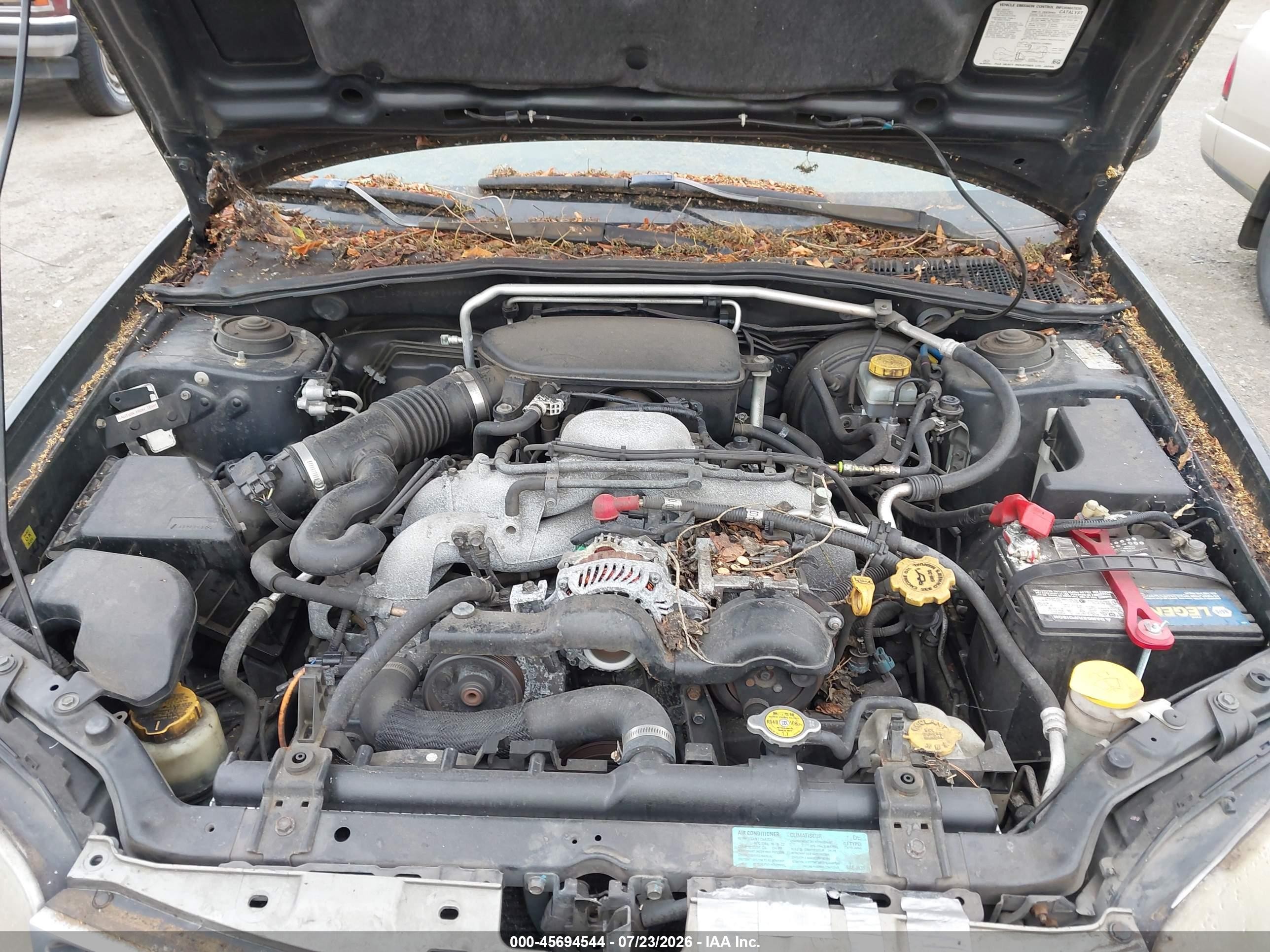 2006 Subaru Impreza Outback Sport   Black vin: JF1GG68626H818299