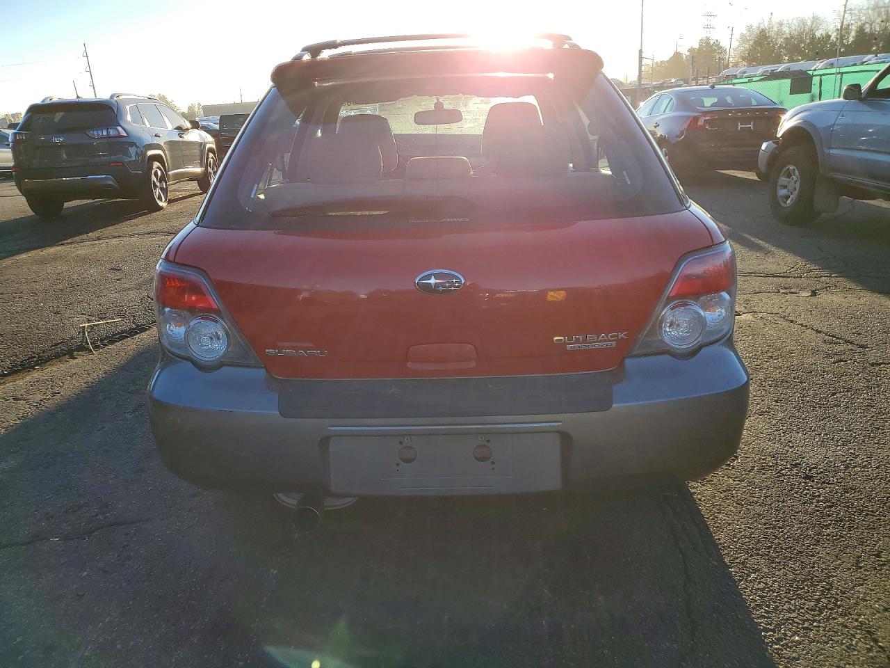 2006 Subaru Impreza Outback Sport Красный vin: JF1GG68636G802540