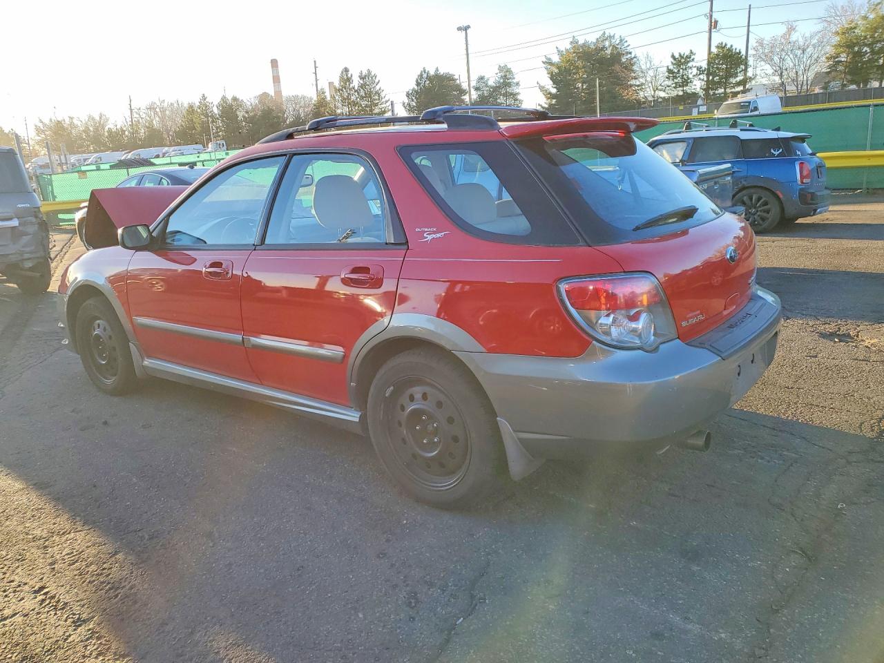 2006 Subaru Impreza Outback Sport Красный vin: JF1GG68636G802540