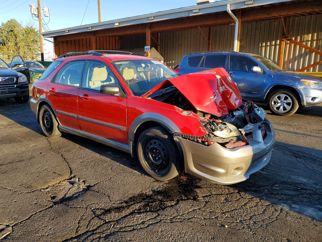 2006 Subaru Impreza Outback Sport Красный vin: JF1GG68636G802540