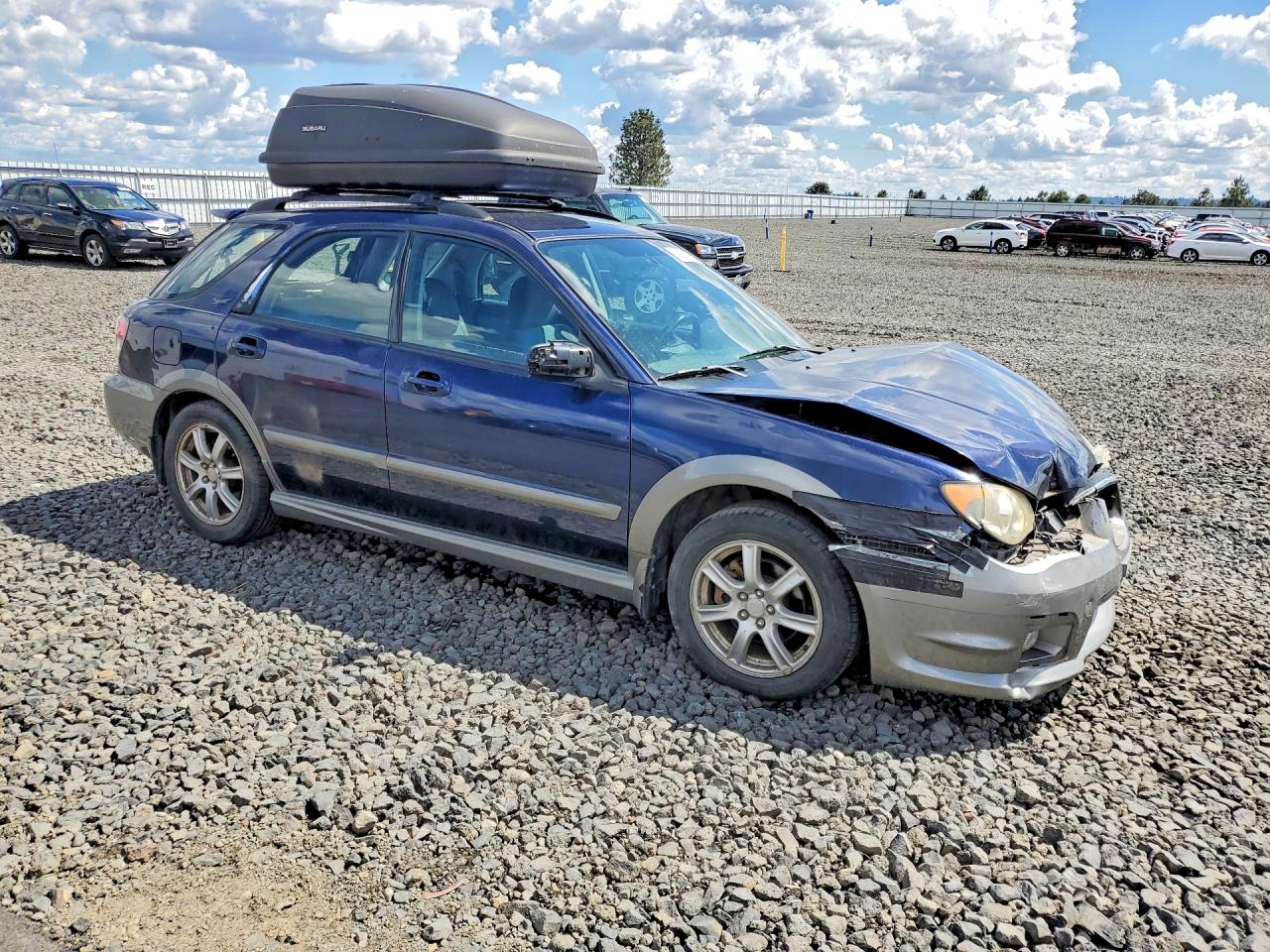 2006 Subaru Impreza Outback Sport Blue vin: JF1GG68646G815877