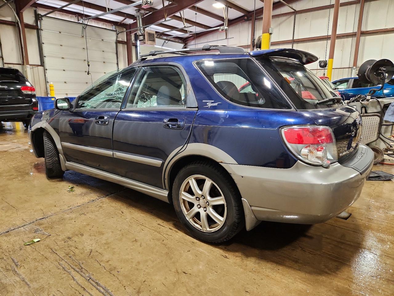 2006 Subaru Impreza Outback Sport Blue vin: JF1GG68656G808646