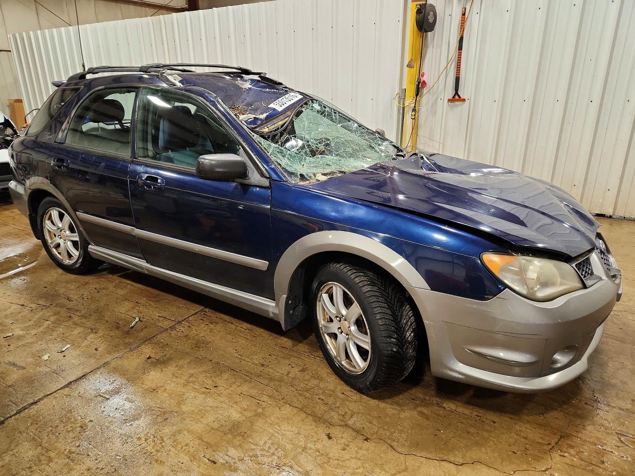 2006 Subaru Impreza Outback Sport Blue vin: JF1GG68656G808646