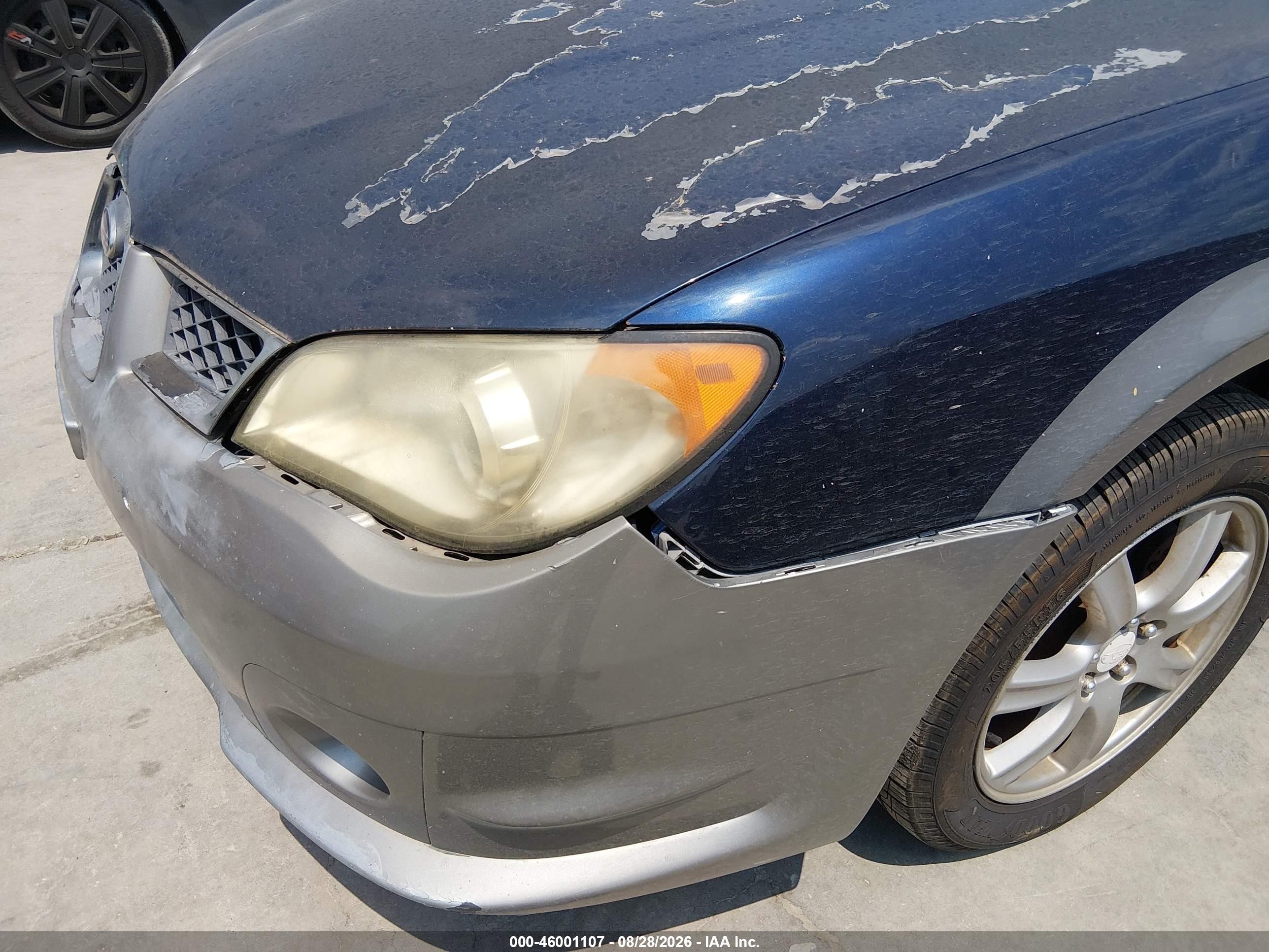 2006 Subaru Impreza Outback Sport   Blue vin: JF1GG68676H808772