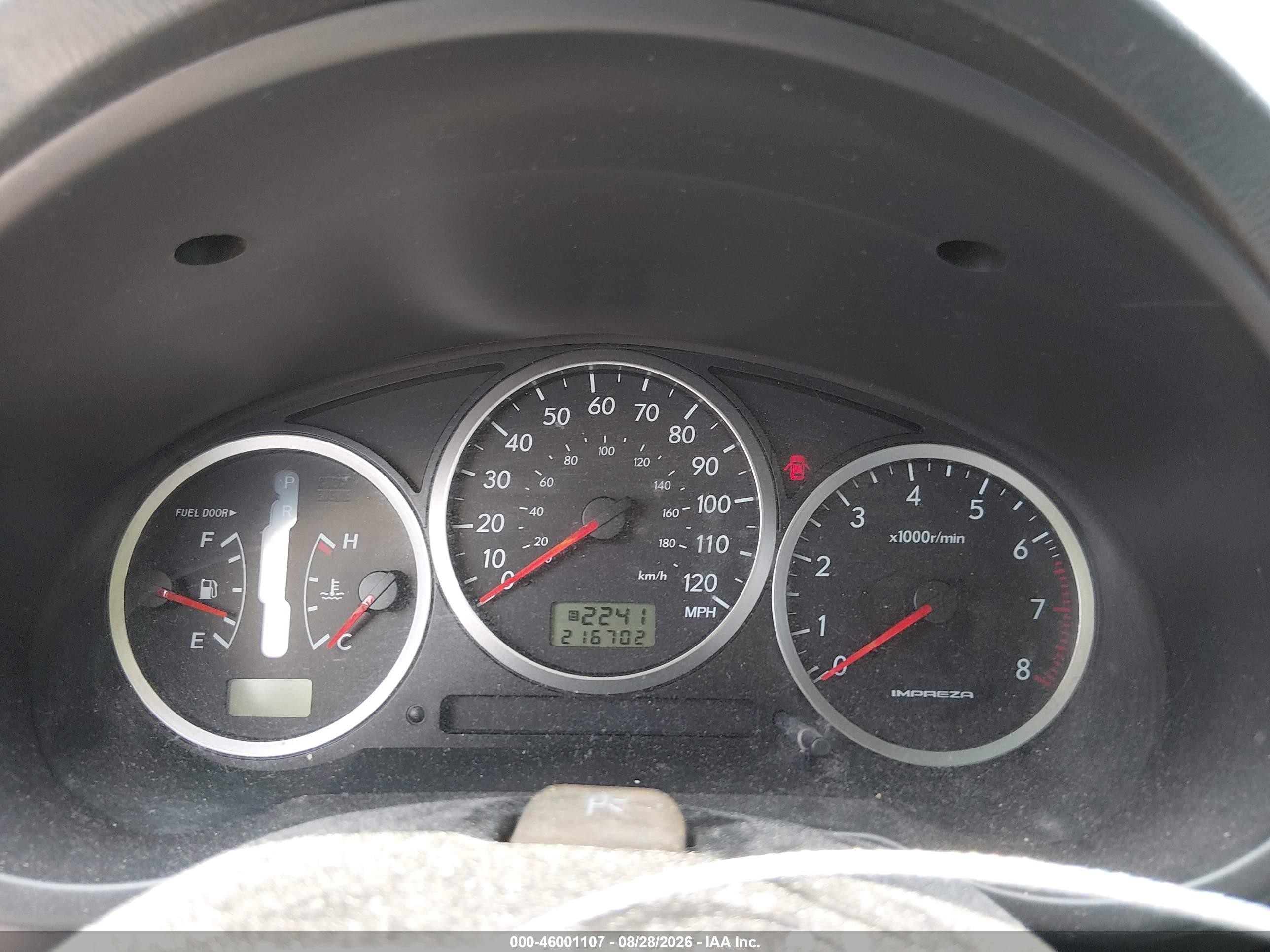 2006 Subaru Impreza Outback Sport   Blue vin: JF1GG68676H808772
