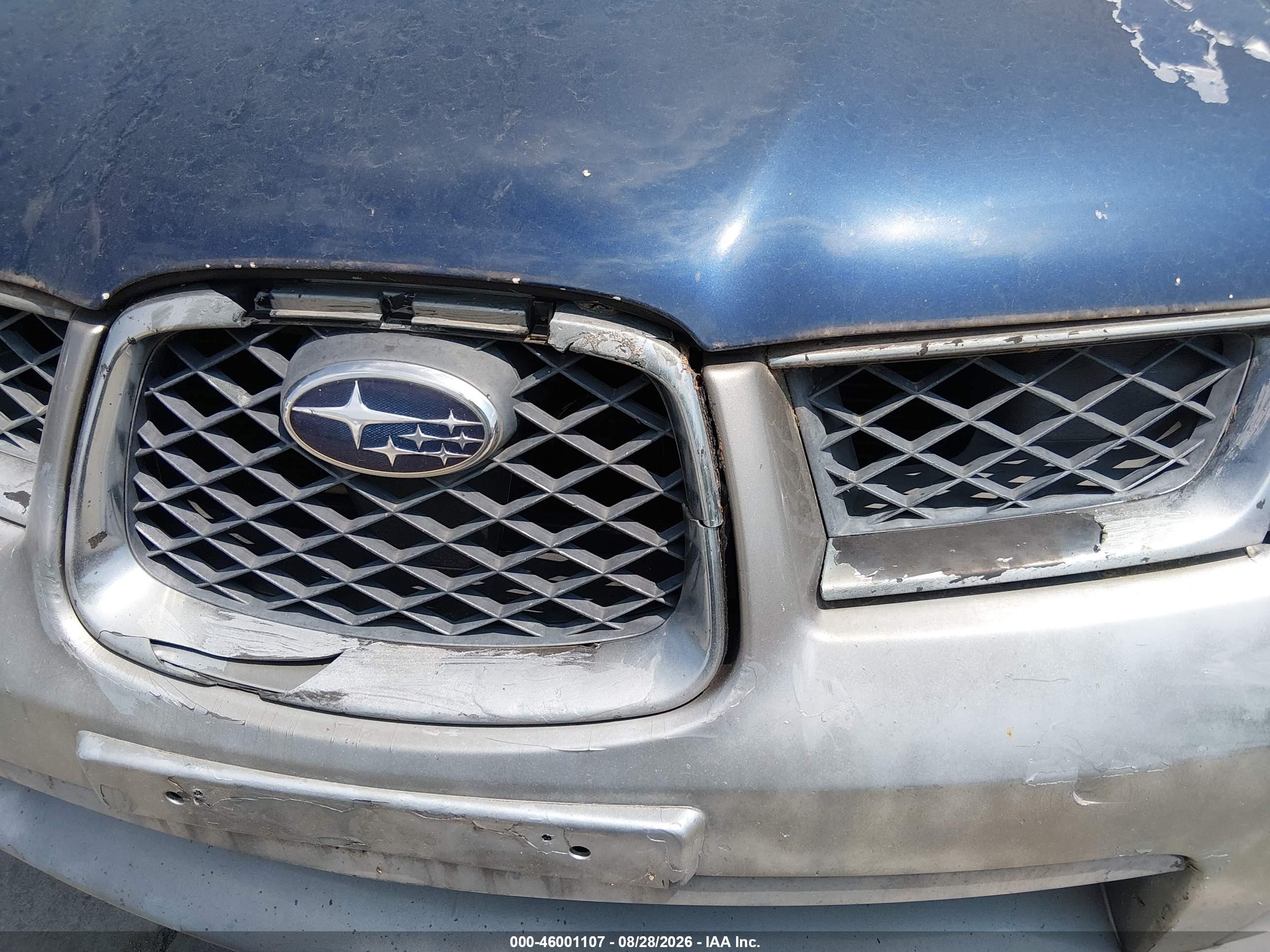 2006 Subaru Impreza Outback Sport   Blue vin: JF1GG68676H808772