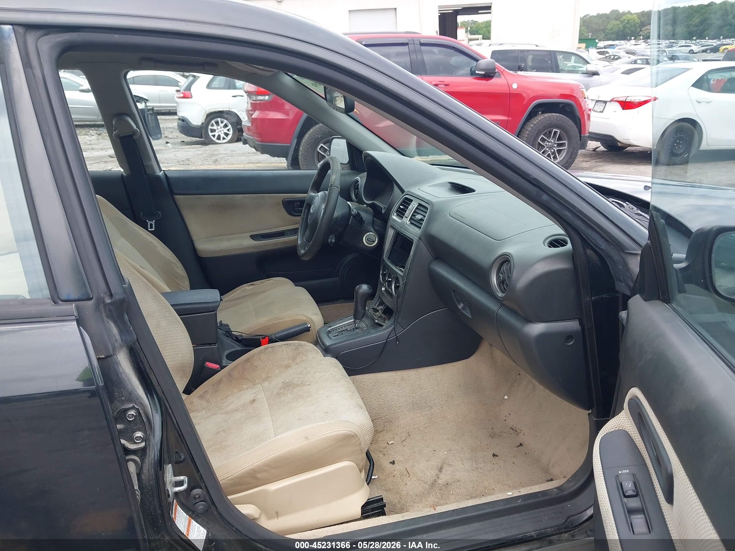 2006 Subaru Impreza Outback Sport   Black vin: JF1GG68686H801359
