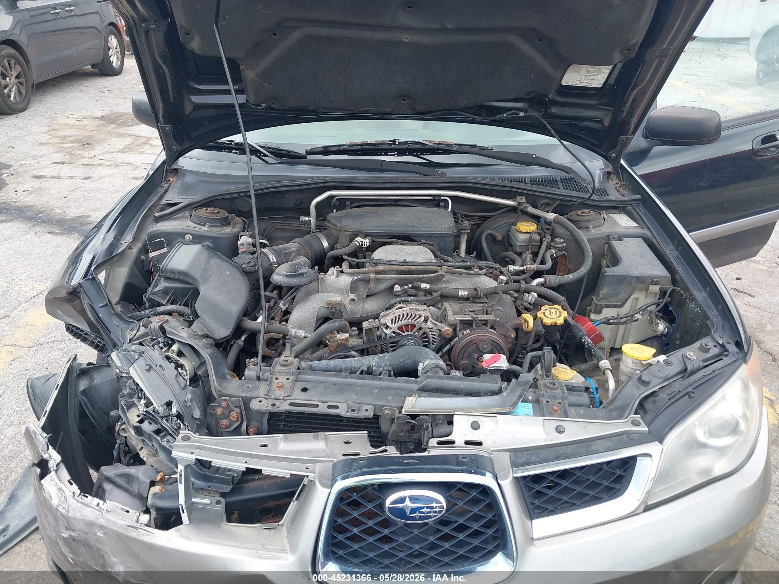 2006 Subaru Impreza Outback Sport   Black vin: JF1GG68686H801359