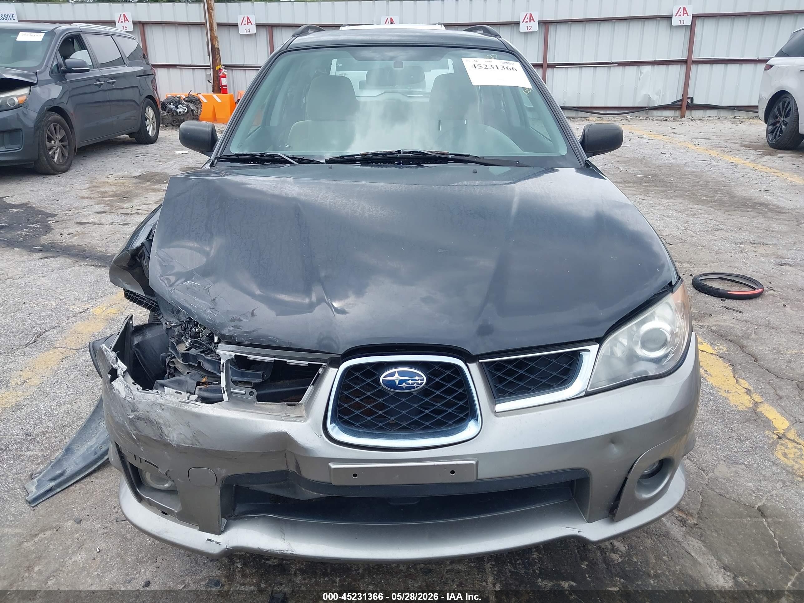 2006 Subaru Impreza Outback Sport   Black vin: JF1GG68686H801359