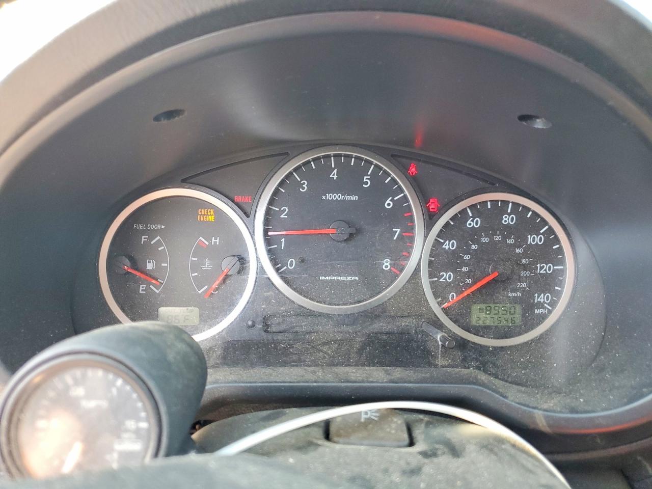 2007 Subaru Impreza Wrx Silver vin: JF1GG74617G801139