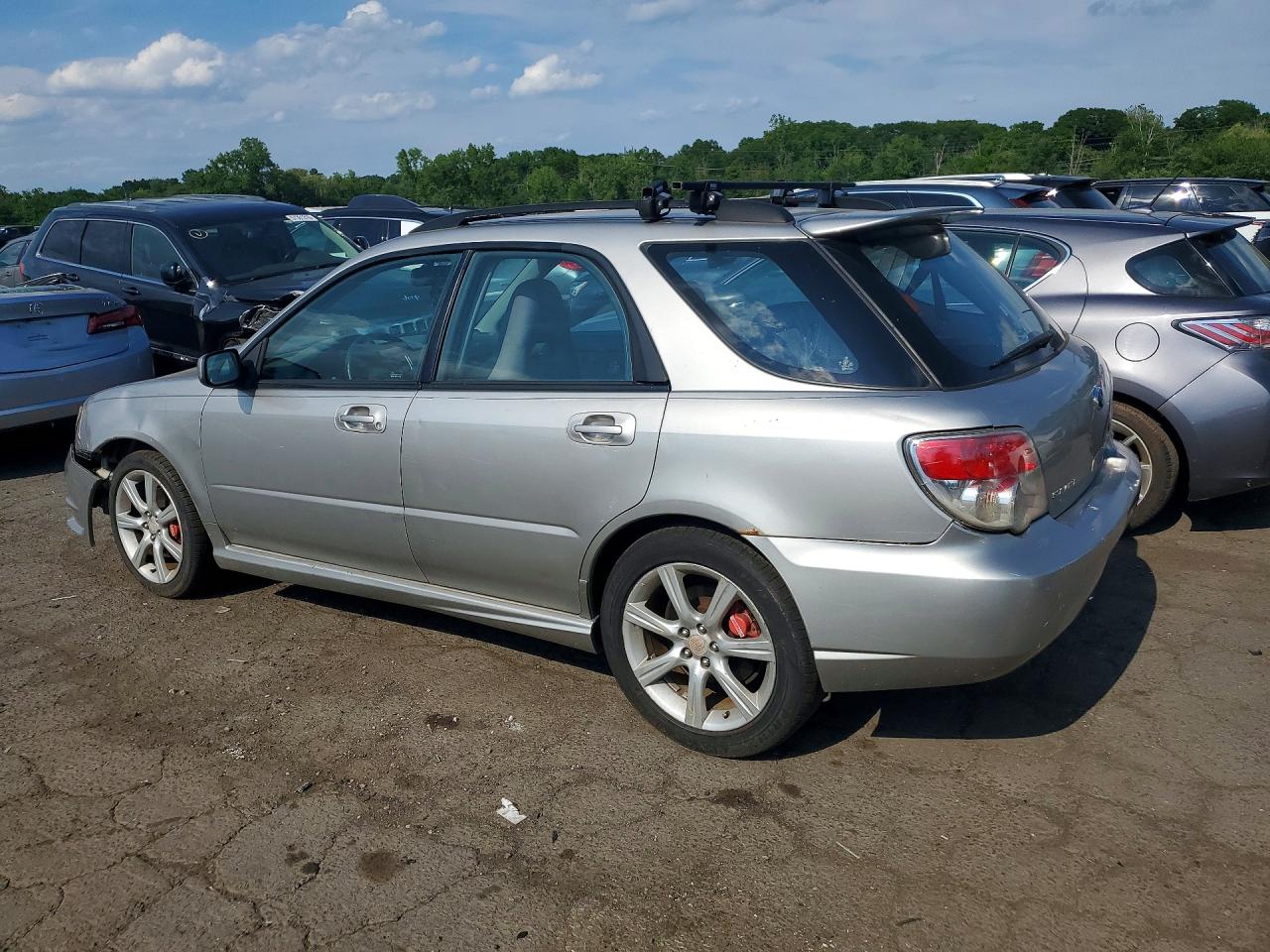 2007 Subaru Impreza Wrx Silver vin: JF1GG74617G801139