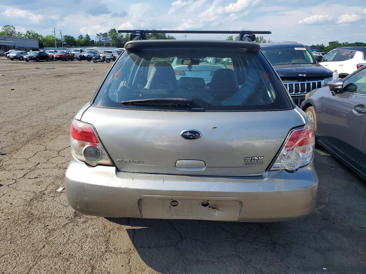 2007 Subaru Impreza Wrx Silver vin: JF1GG74617G801139