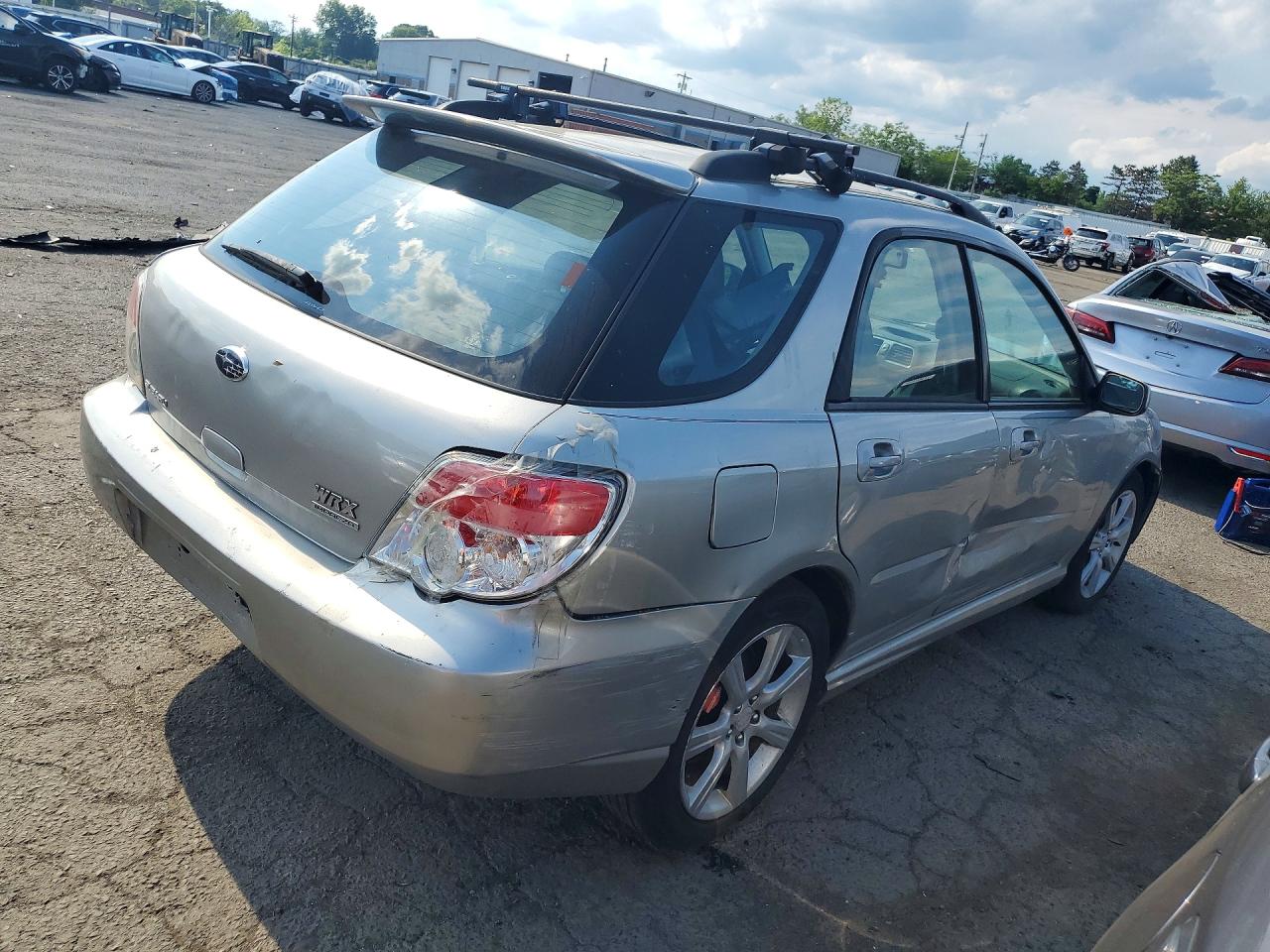 2007 Subaru Impreza Wrx Silver vin: JF1GG74617G801139