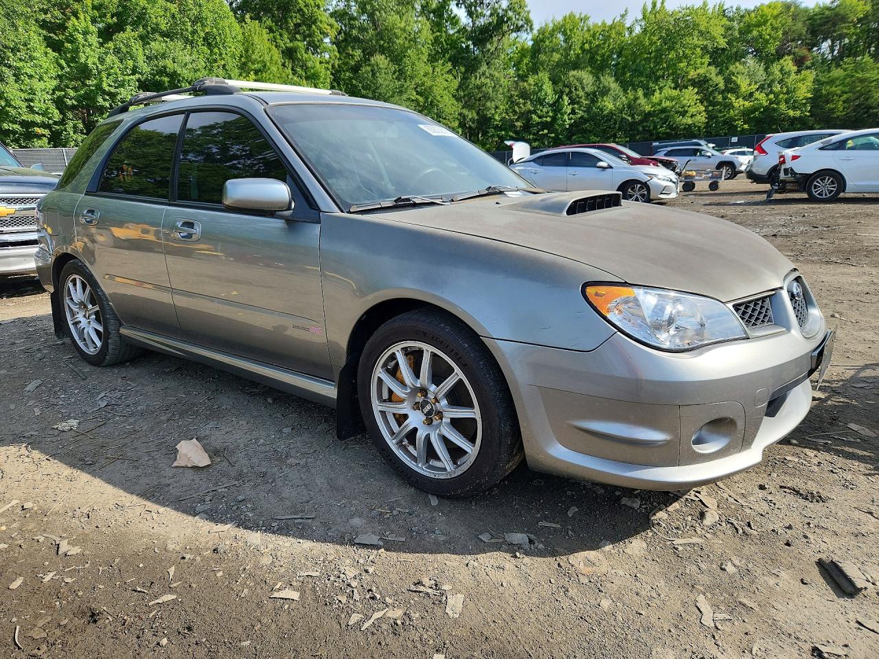 2007 Subaru Impreza Wrx Gray vin: JF1GG74637G809937