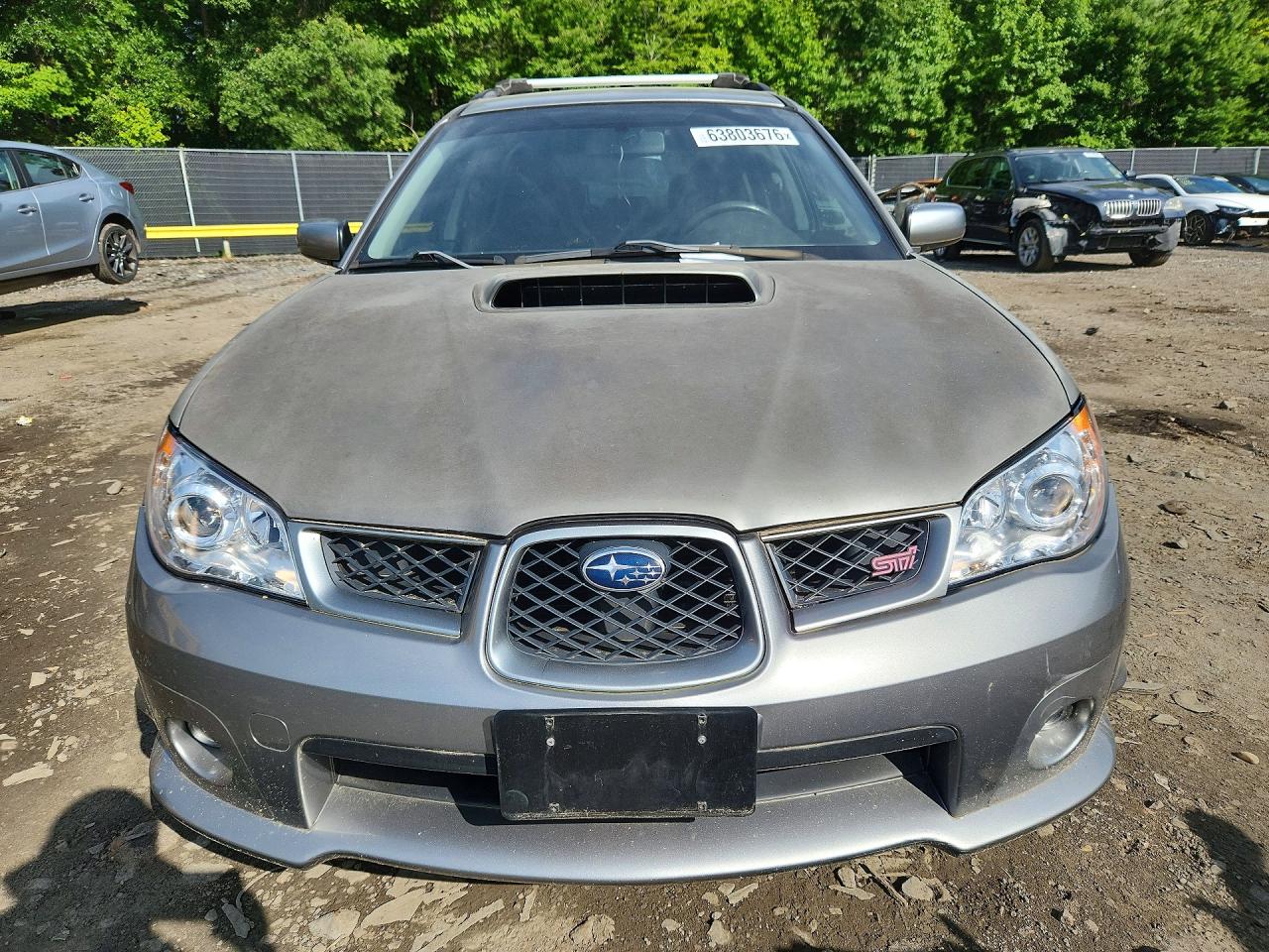 2007 Subaru Impreza Wrx Gray vin: JF1GG74637G809937