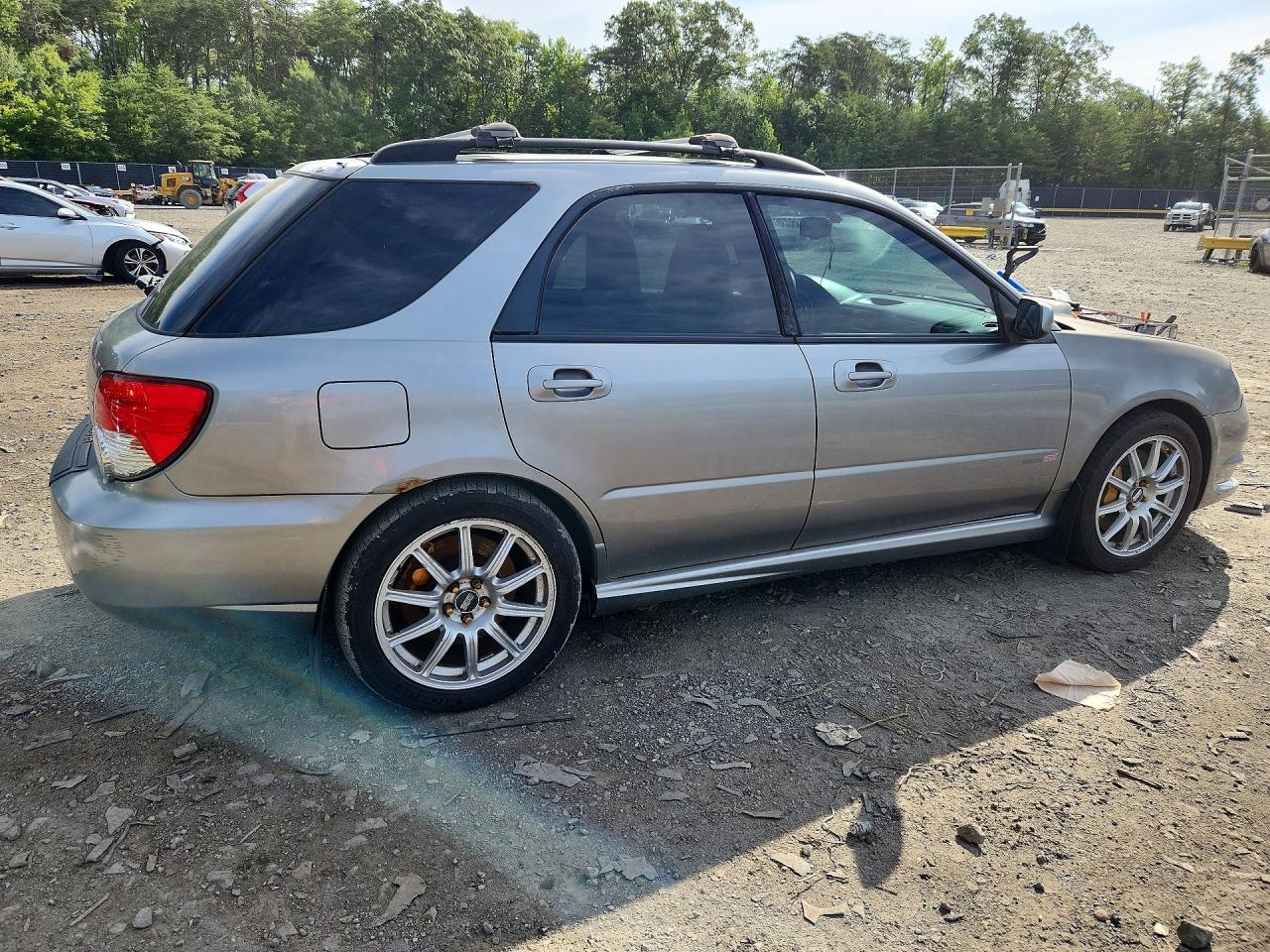 2007 Subaru Impreza Wrx Gray vin: JF1GG74637G809937