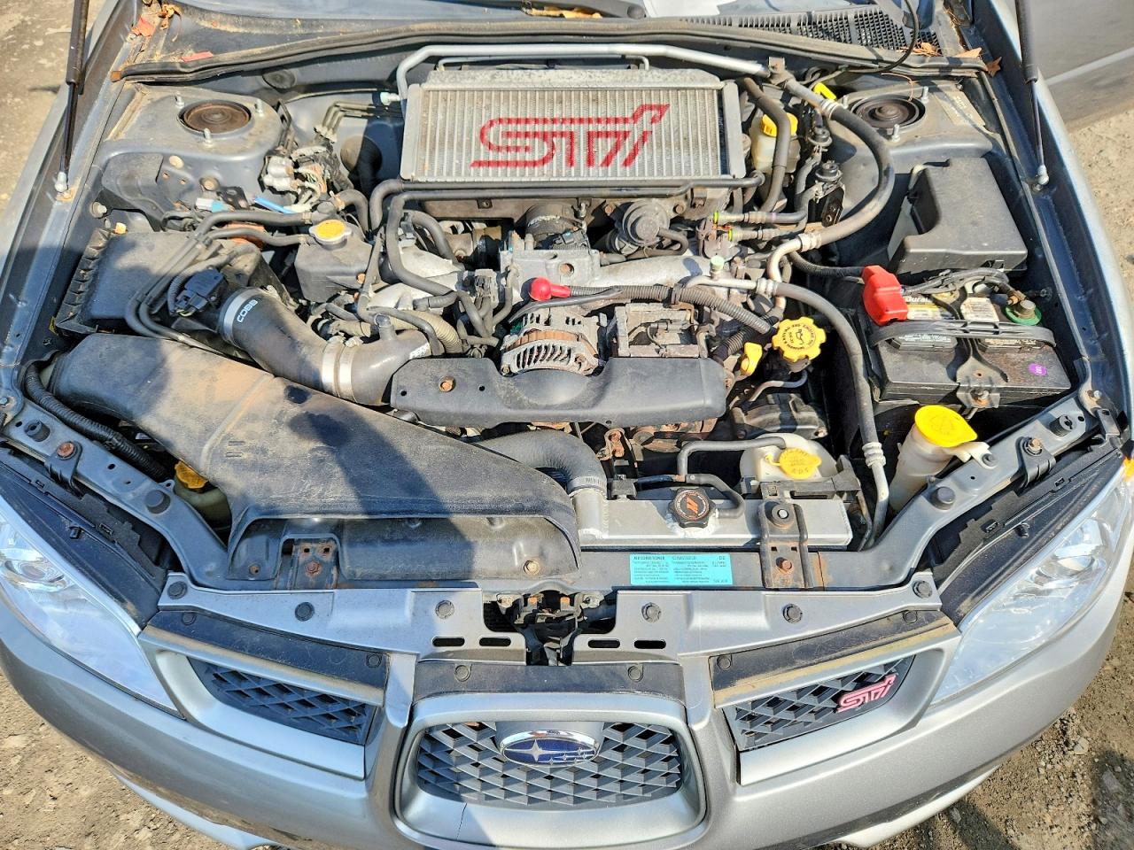 2007 Subaru Impreza Wrx Gray vin: JF1GG74637G809937