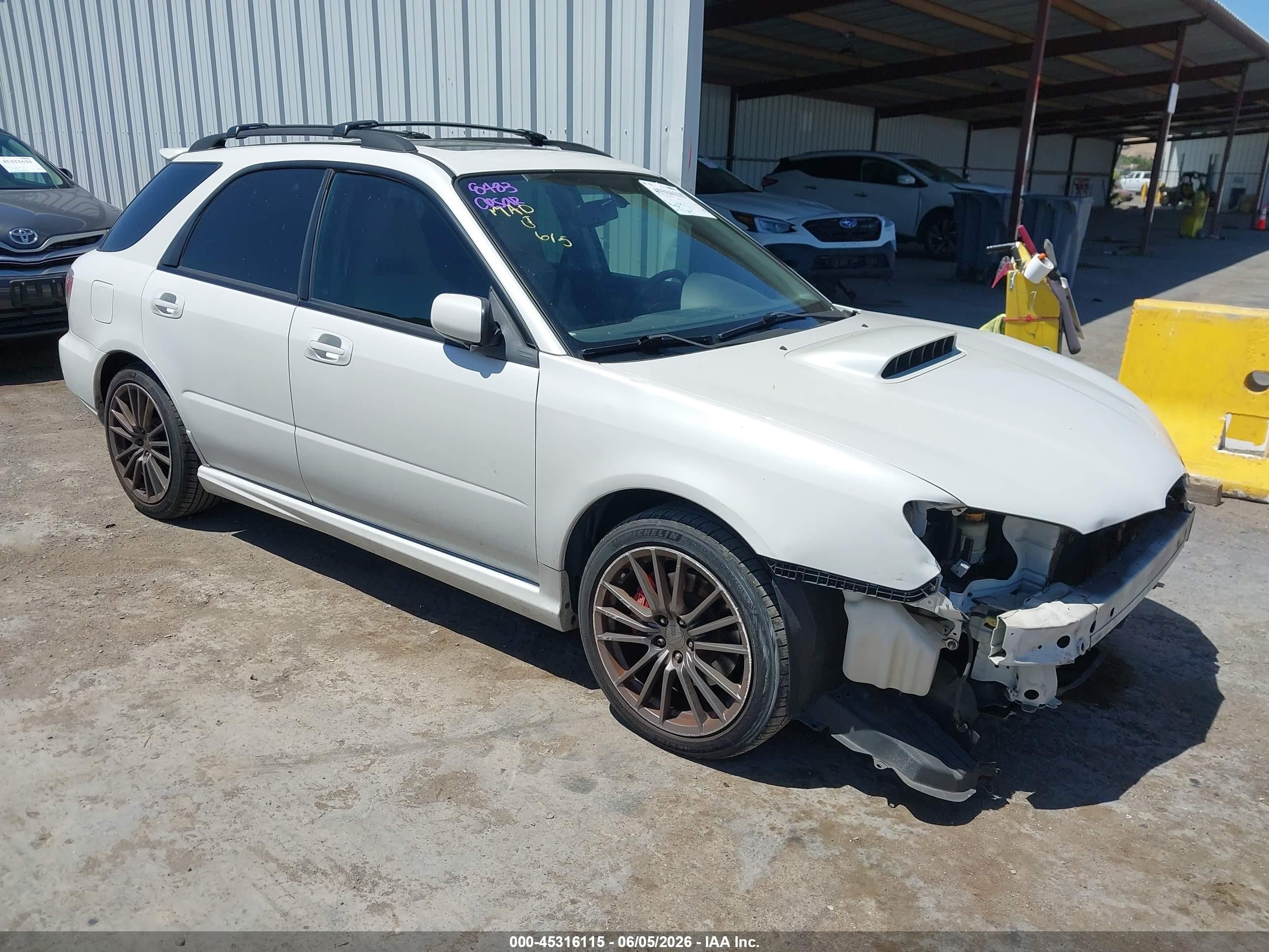 2007 Subaru Impreza Wrx Limited White vin: JF1GG74657H800912