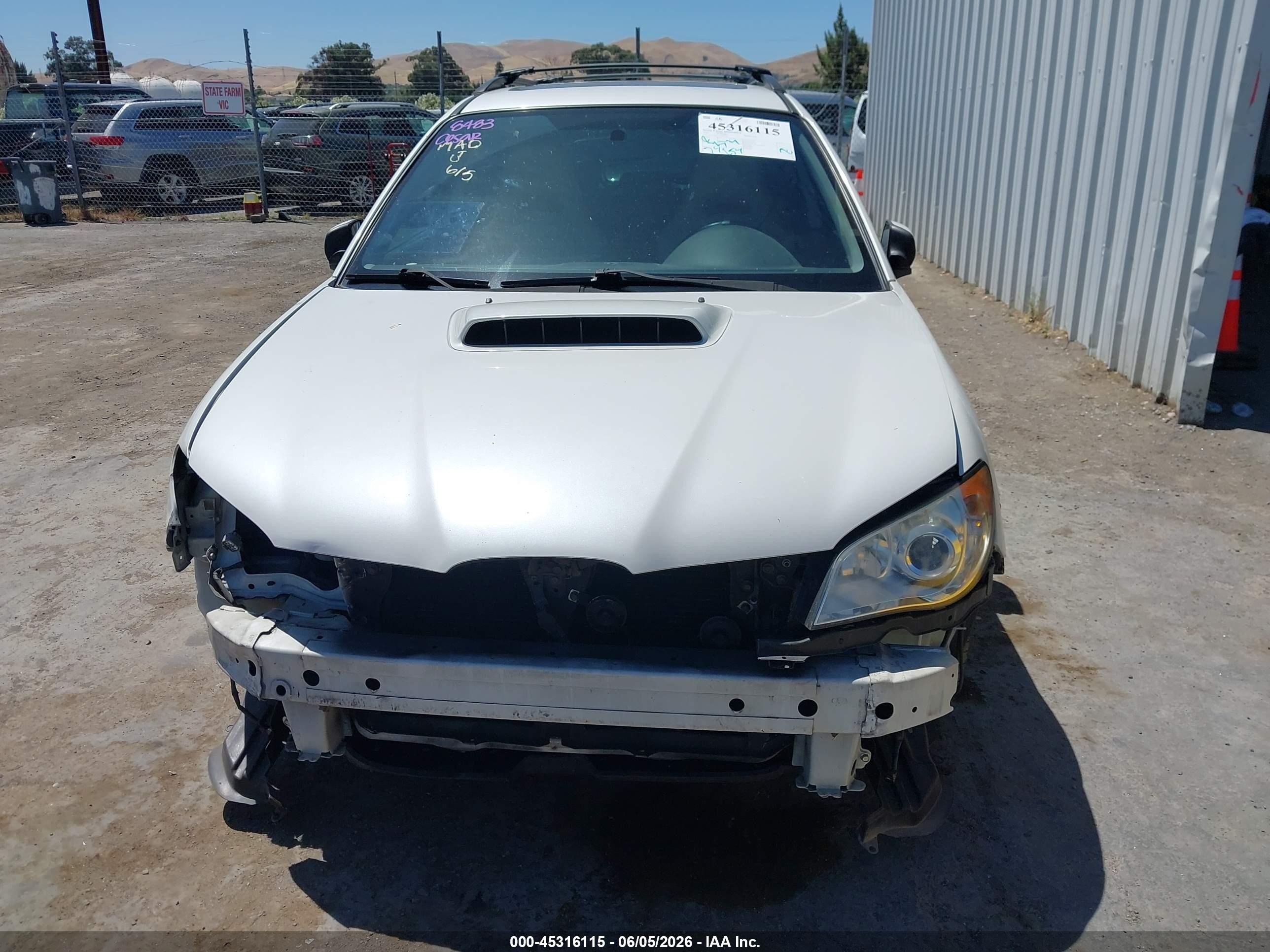 2007 Subaru Impreza Wrx Limited White vin: JF1GG74657H800912