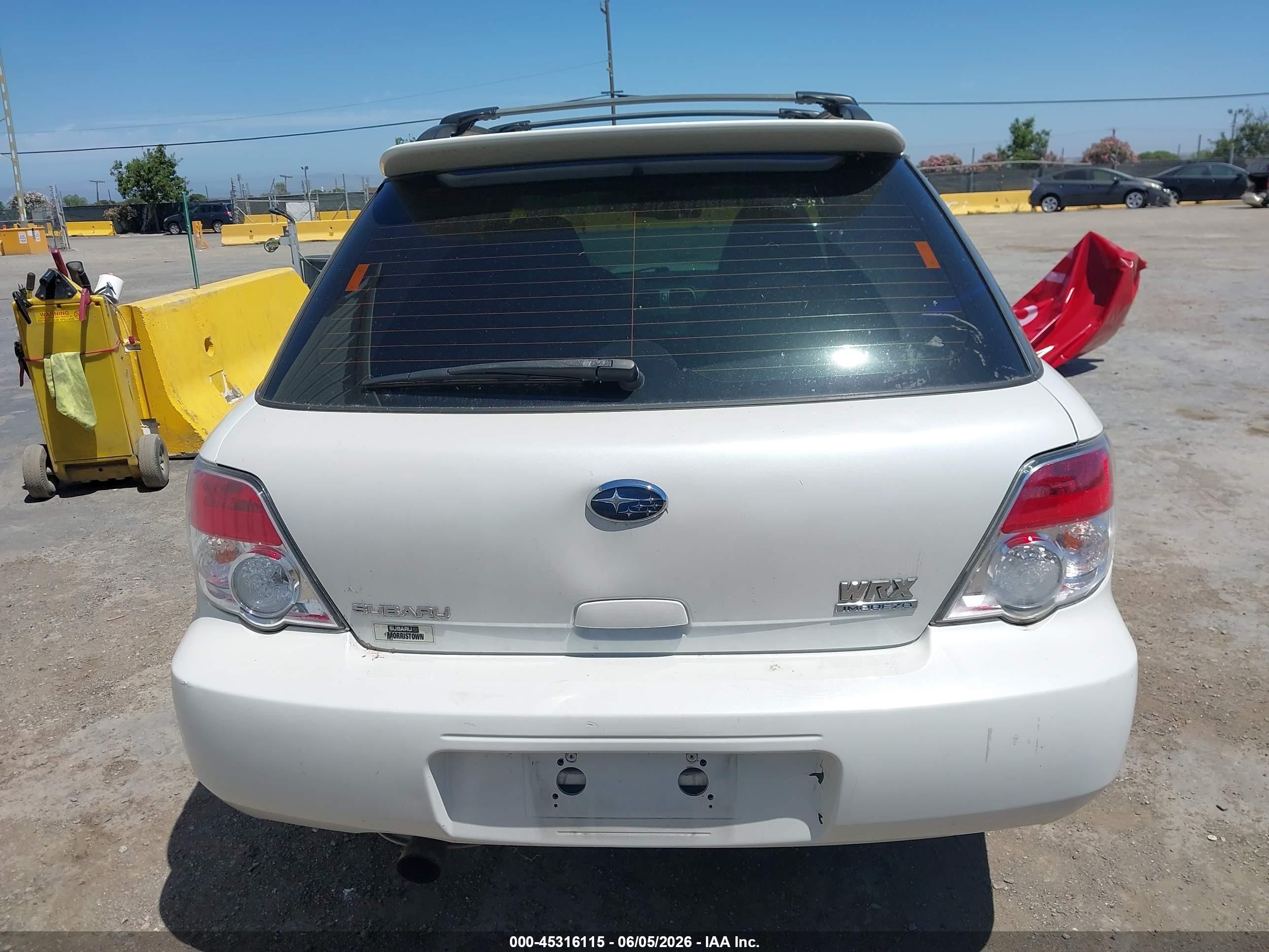 2007 Subaru Impreza Wrx Limited White vin: JF1GG74657H800912