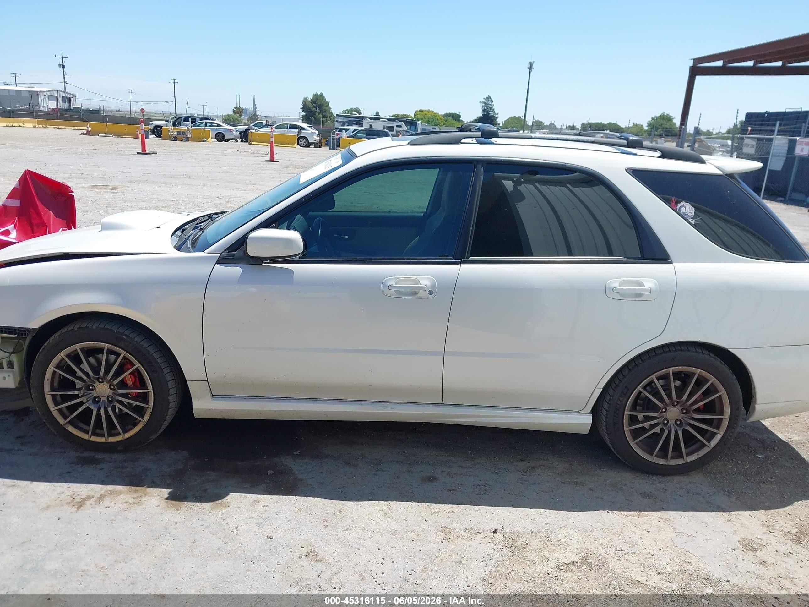 2007 Subaru Impreza Wrx Limited White vin: JF1GG74657H800912