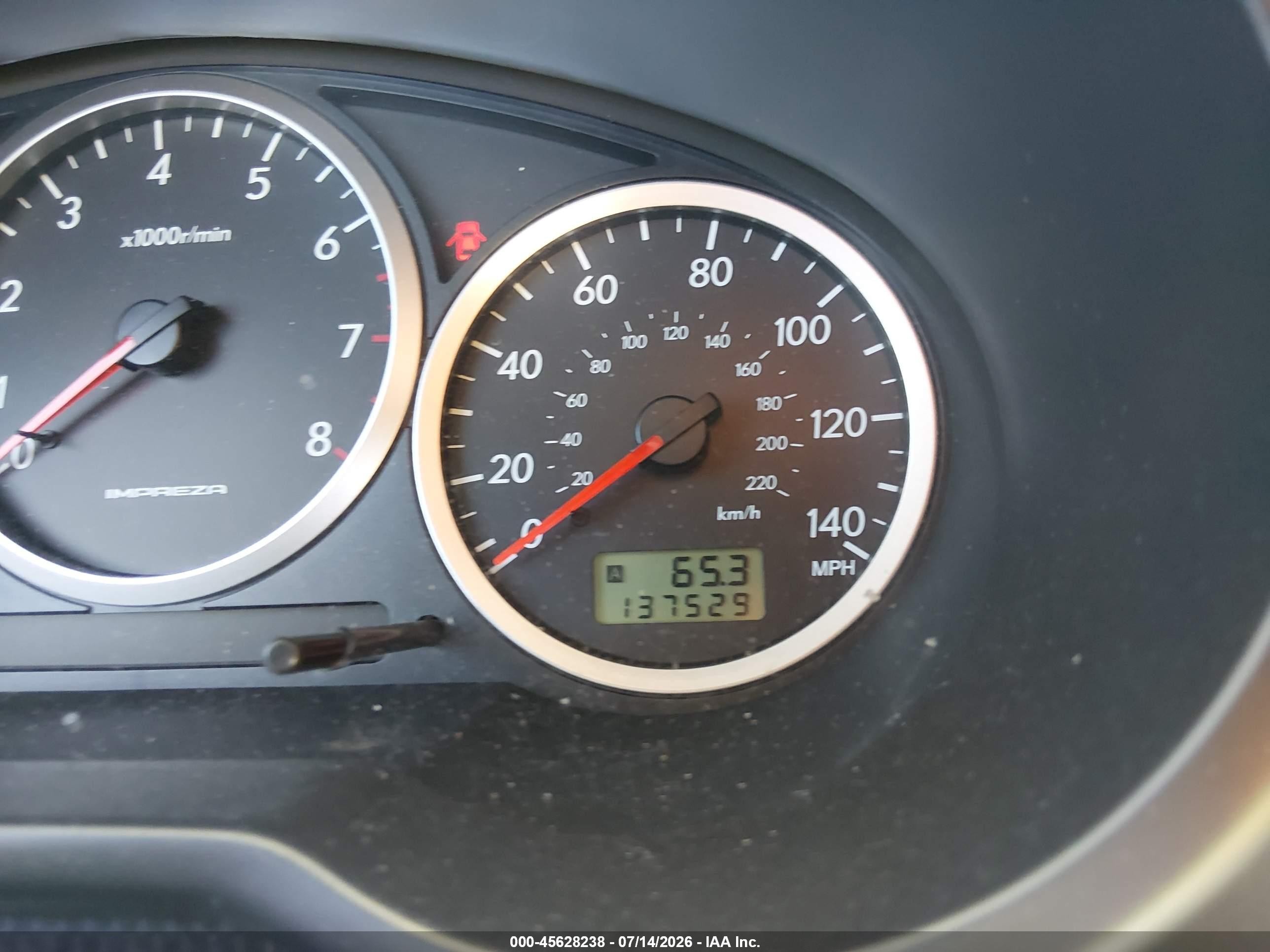 2007 Subaru Impreza Wrx White vin: JF1GG74677G817913