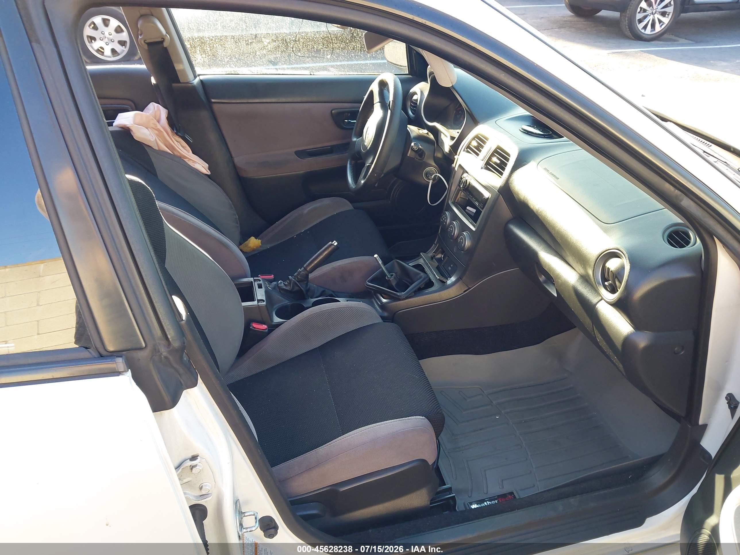 2007 Subaru Impreza Wrx White vin: JF1GG74677G817913