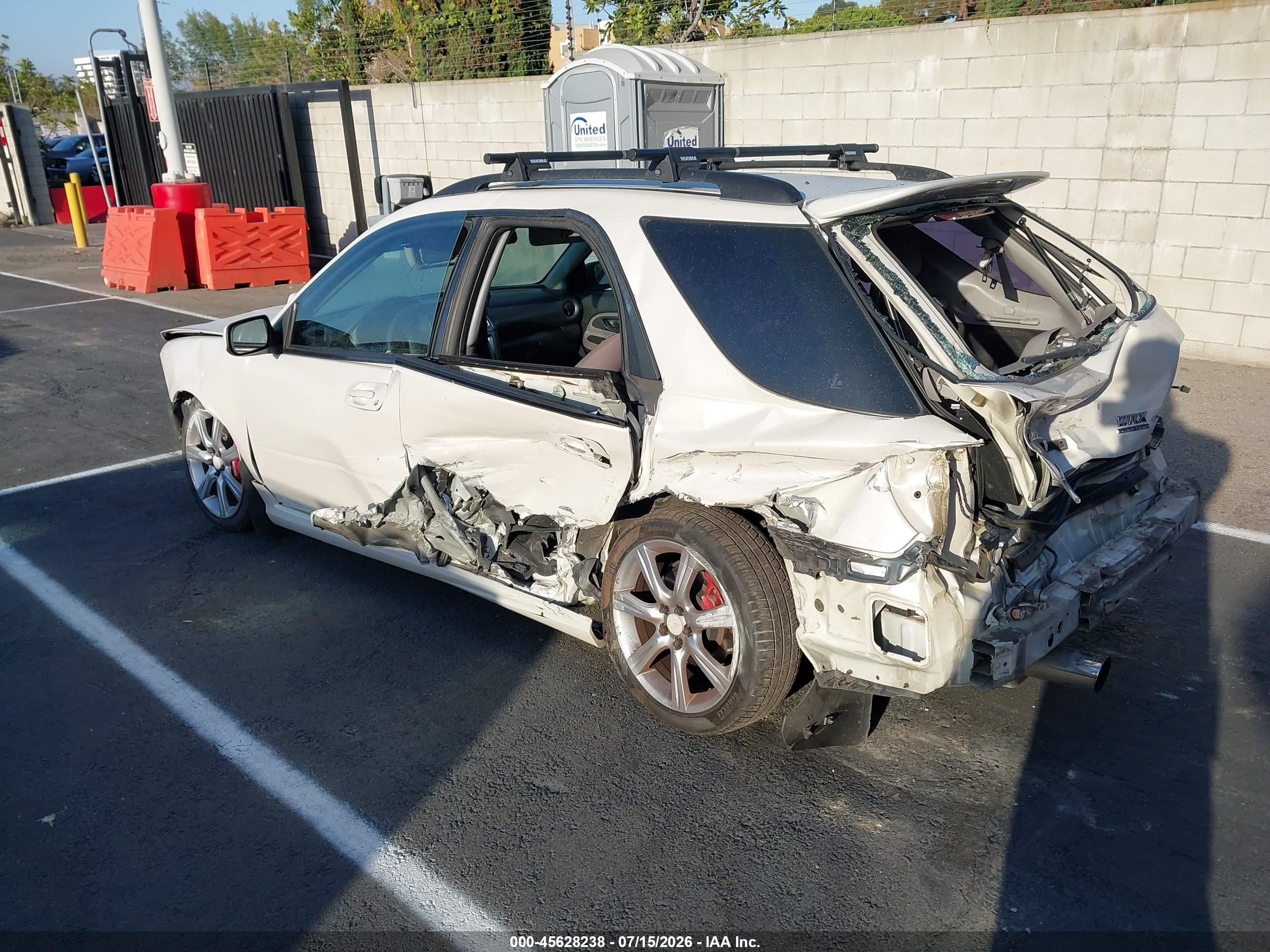 2007 Subaru Impreza Wrx White vin: JF1GG74677G817913