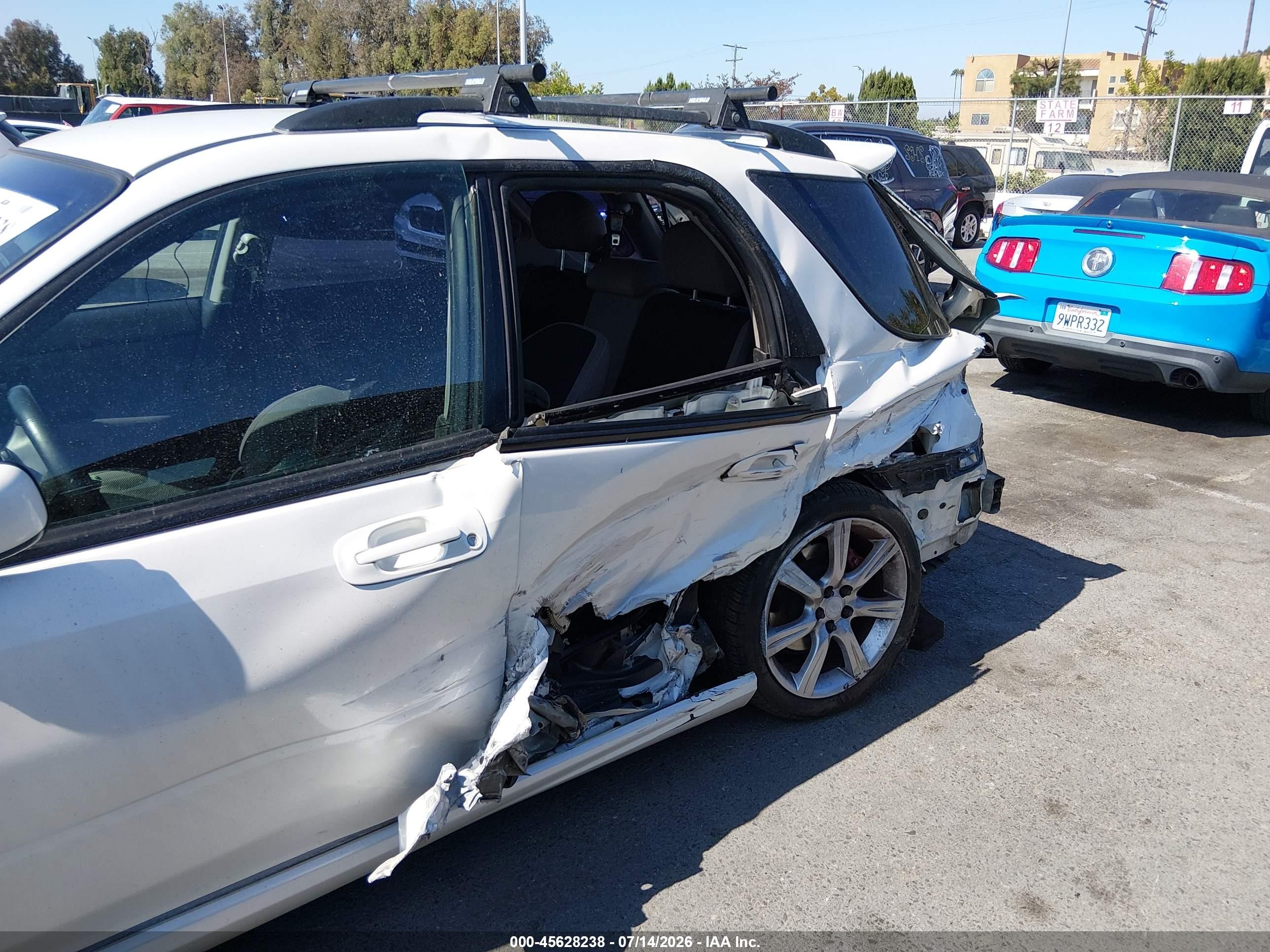 2007 Subaru Impreza Wrx White vin: JF1GG74677G817913
