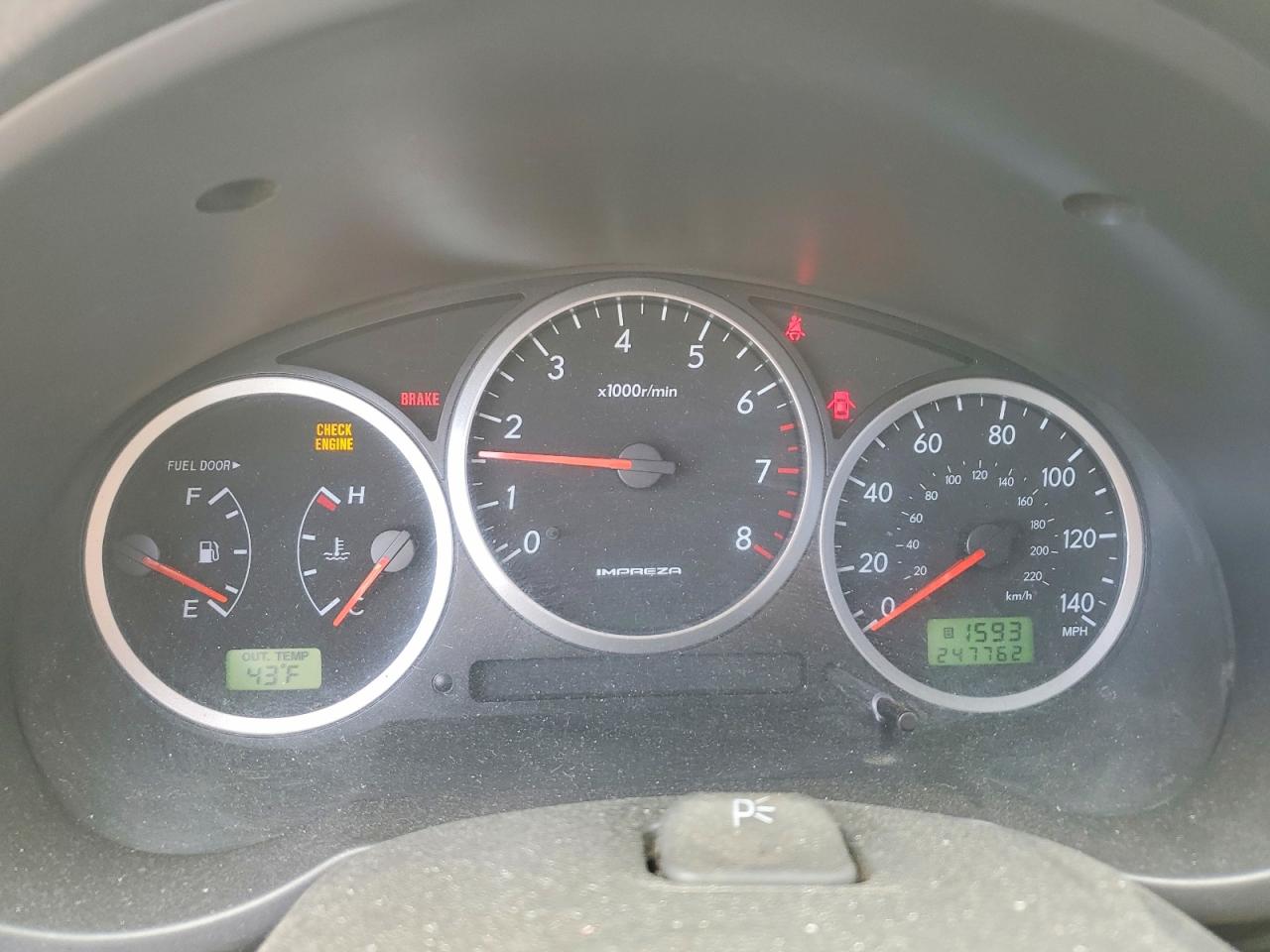 2006 Subaru Impreza Wrx Sport Silver vin: JF1GG79606G815539